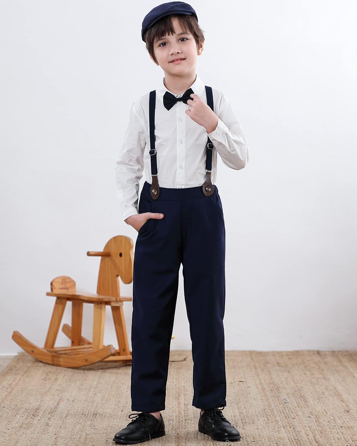 SANGTREE Boys clothing set with bow tie