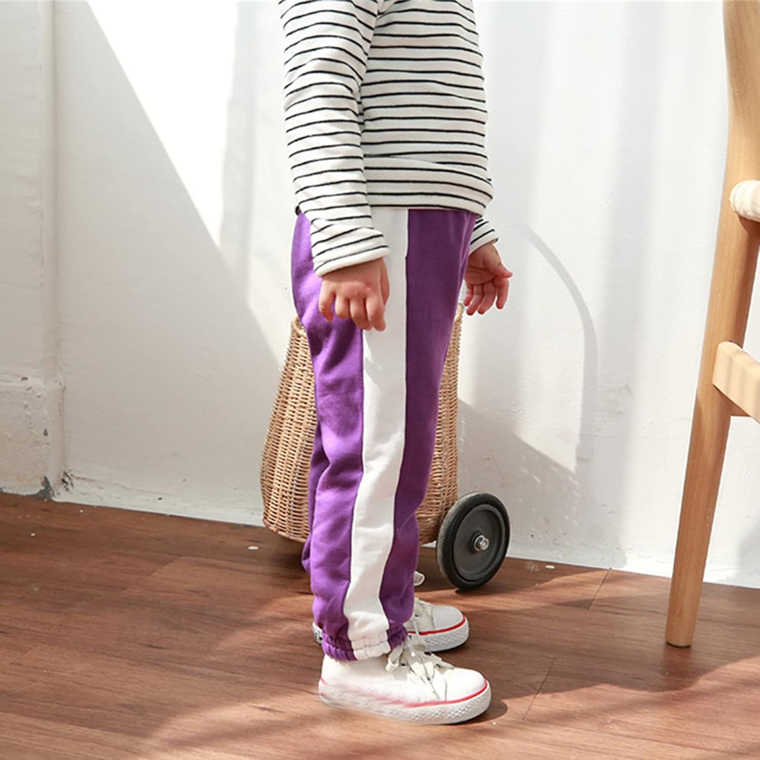 Comfortable Toddler Sweatpants Fleece Lined Active Jogger