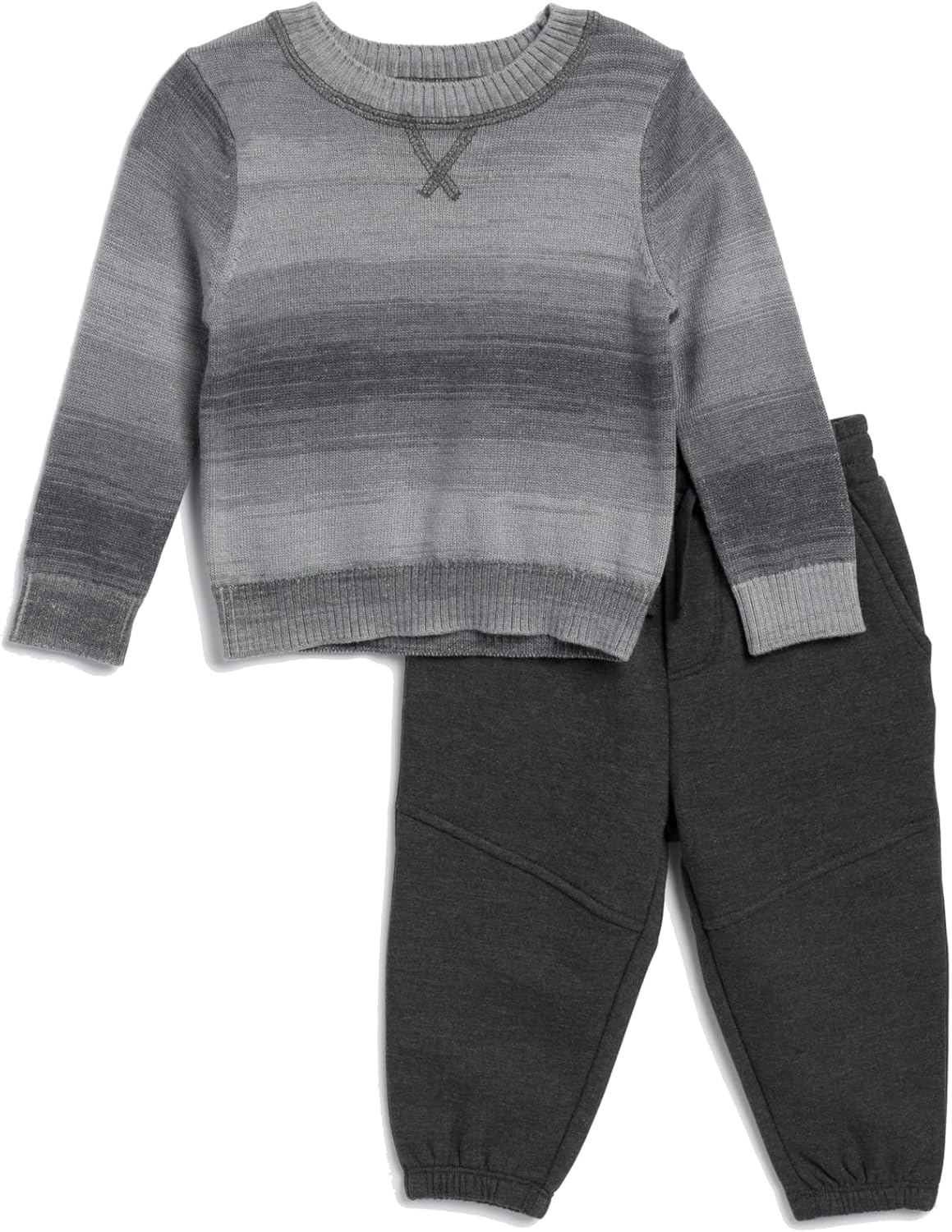 Splendid Baby-Boys Space Dye-Sweatshirt Set