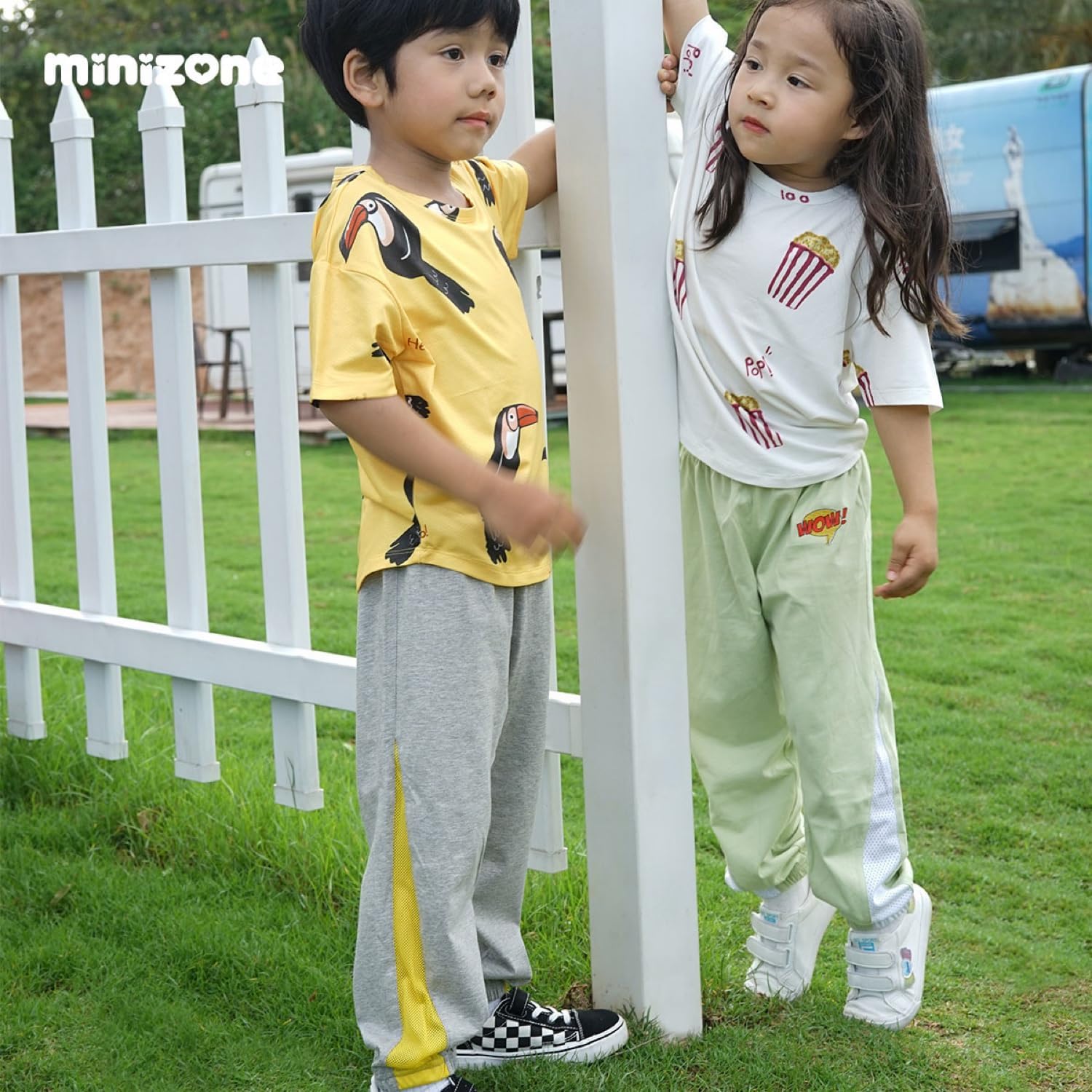 LeeXiang - Baby Boys Cotton Jogger Pants 2-Pack