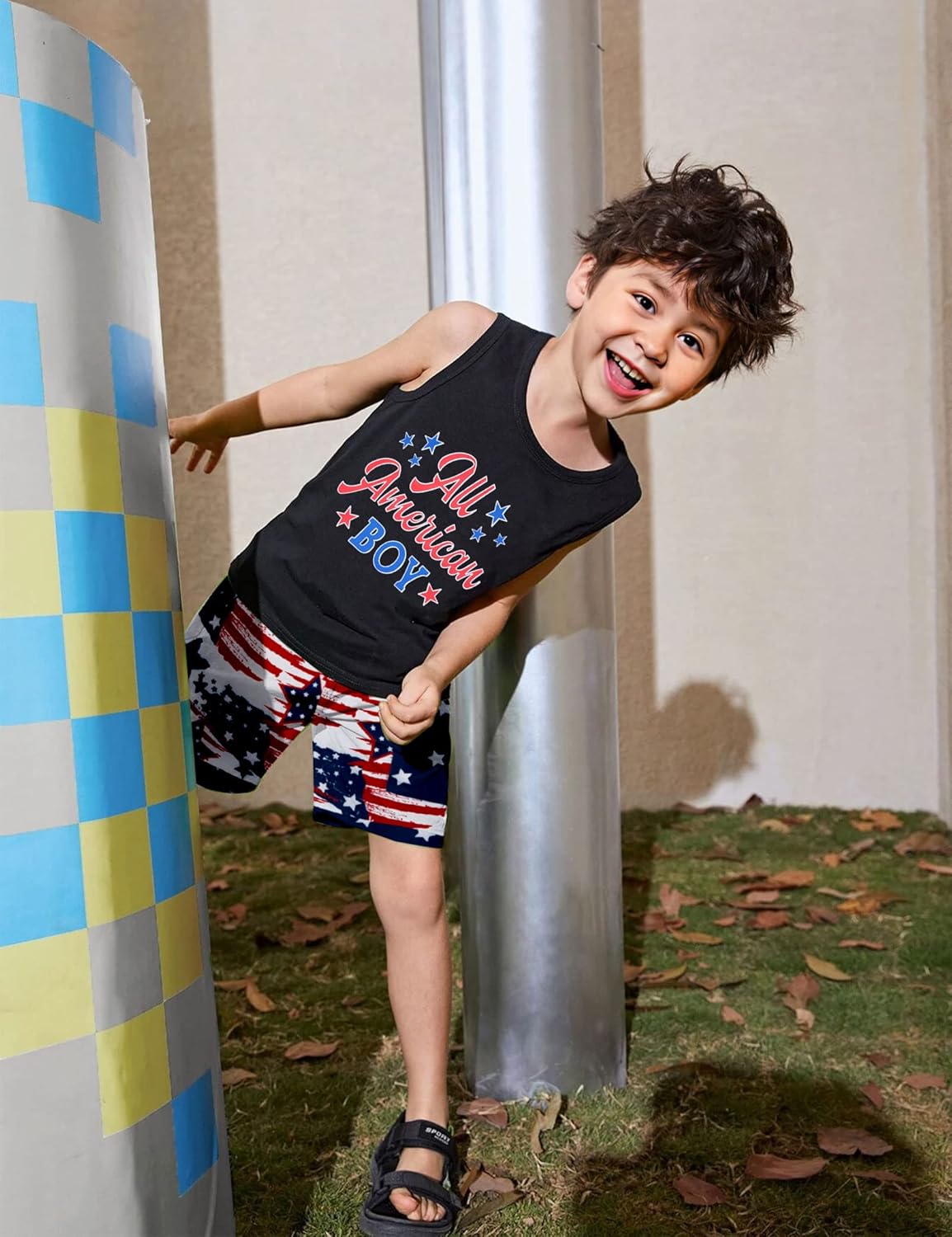 4th Of July Toddler Boy Outfit Set