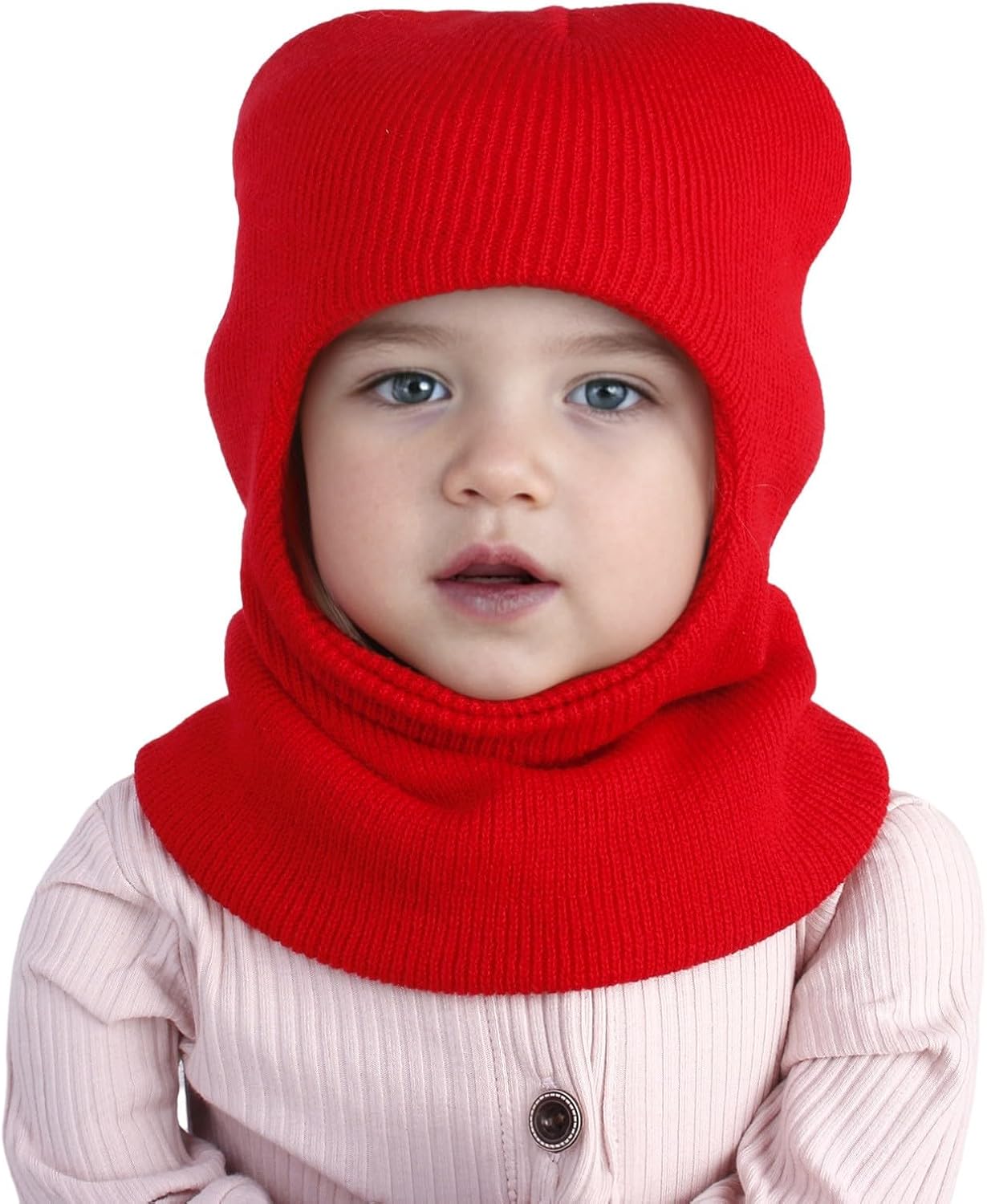 Winter Cute Knit Hat and Scarf Set for Toddlers