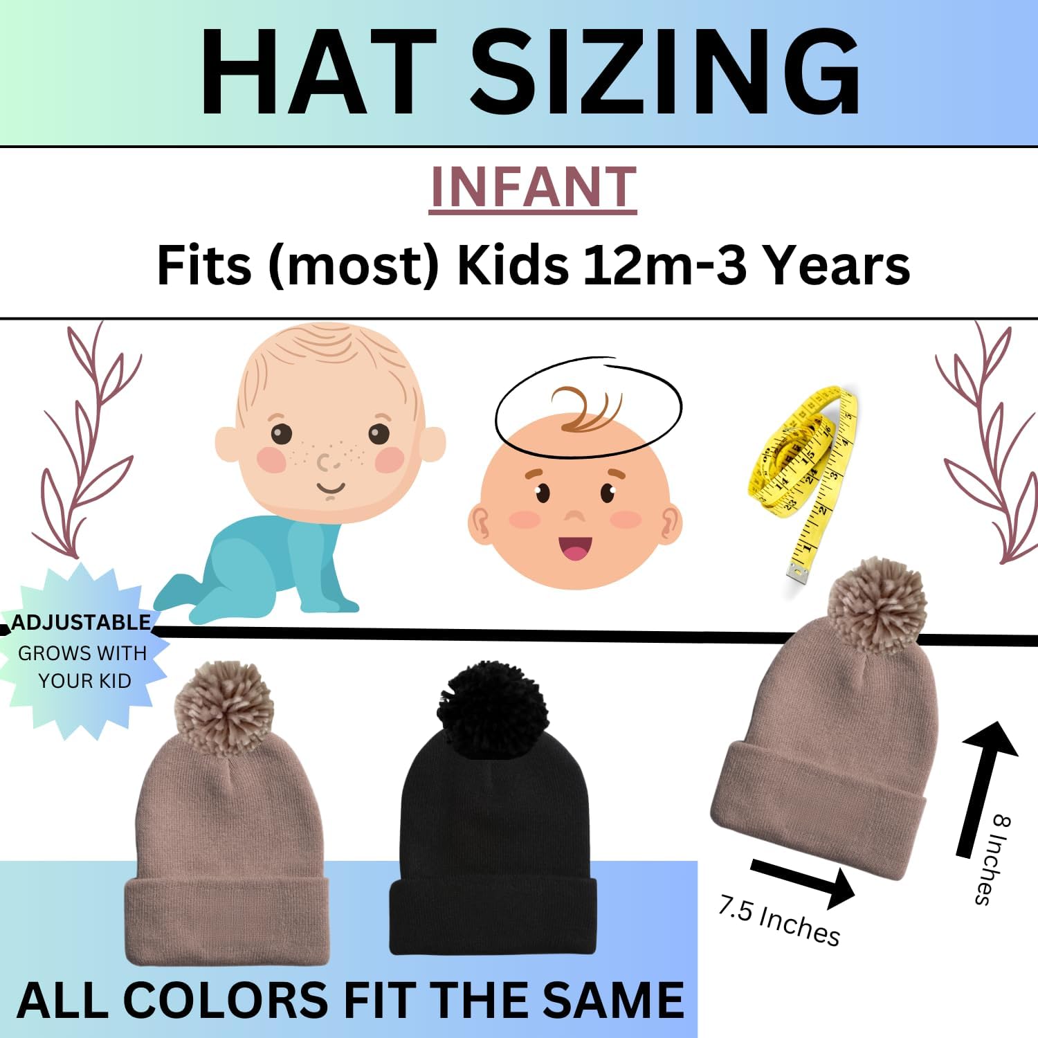 Lets Get Cozy Baby Beanie - Soft Washable for Babies