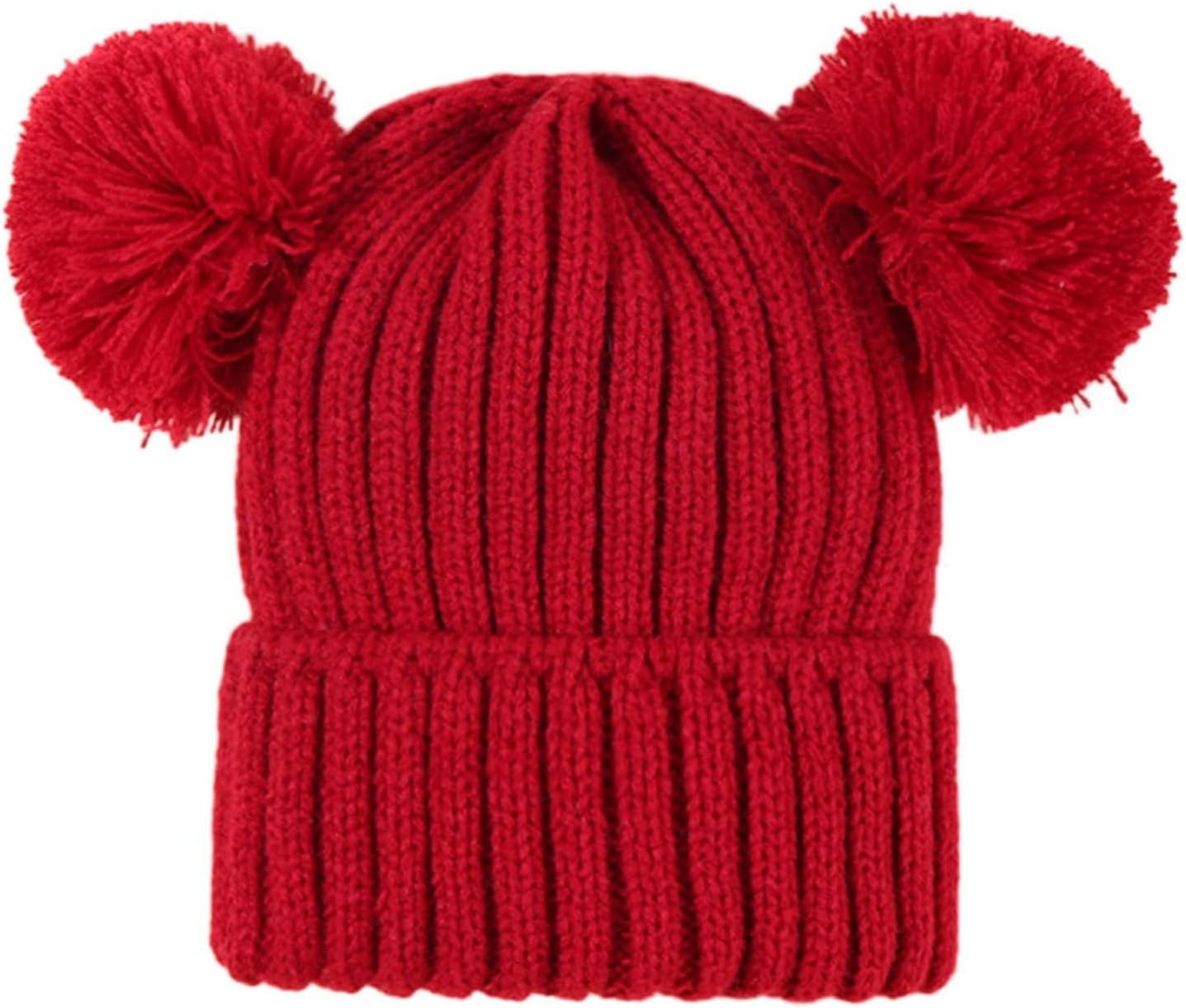 Winter Kids Knitted Hats Scarf Set Warm Comfortable for Kids