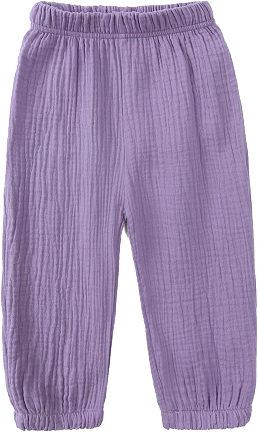 Cotton Linen Pants for Toddlers _plain_