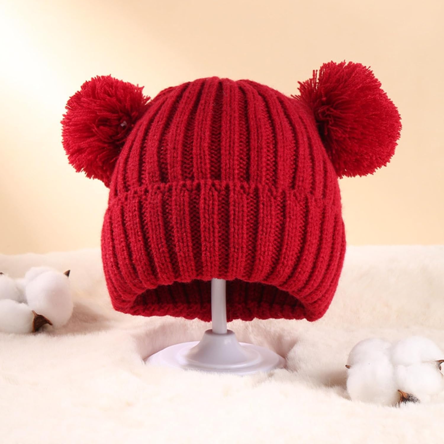 Winter Kids Knitted Hats Scarf Set Warm Comfortable for Kids
