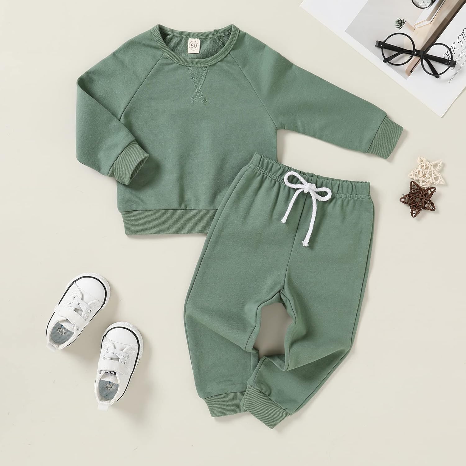 Happy Town Toddler Fall Outfits Set for Boys Girls