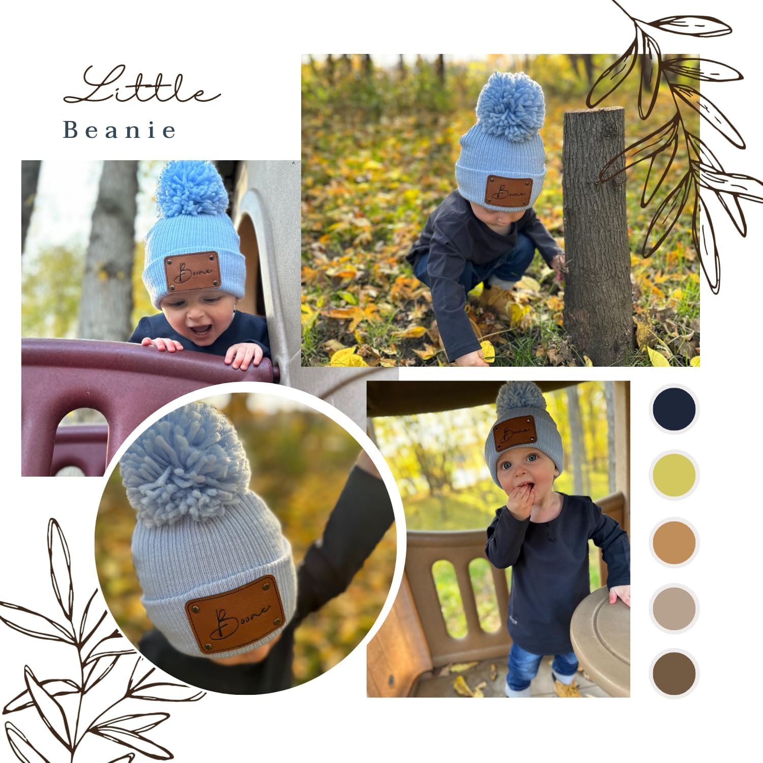 Personalized Baby Beanie Cozy Unique