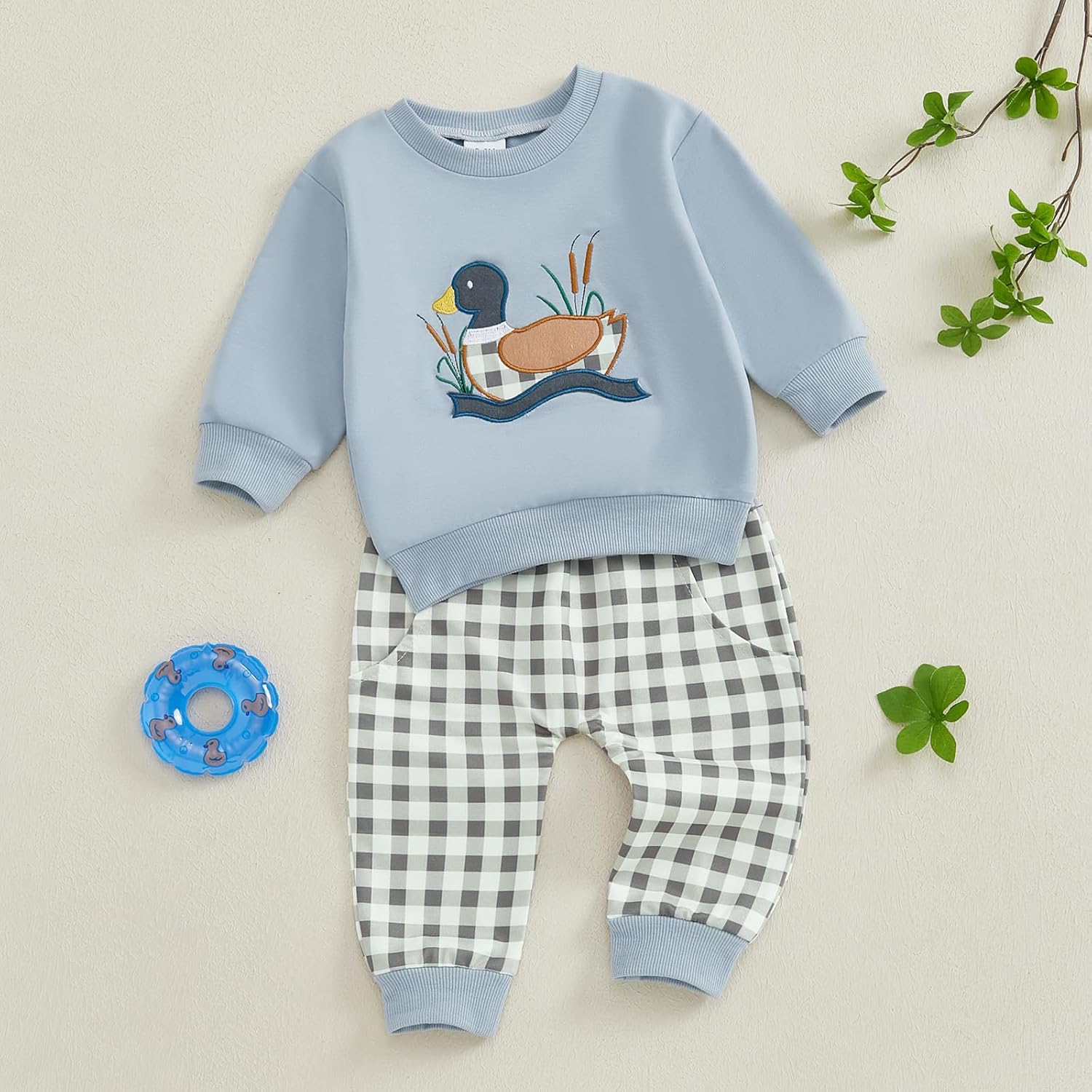 Cute Duck Style Toddler Outfit