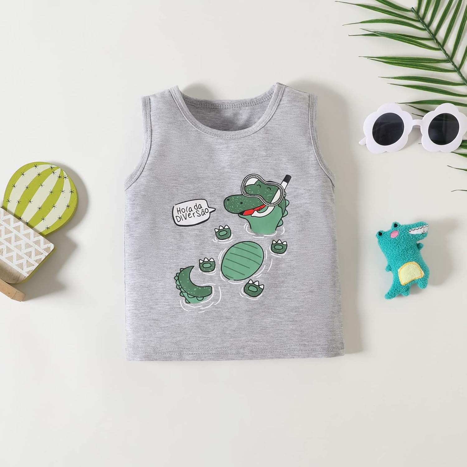 Adorable Summer Outfit for Babies Dinosaur Vest More