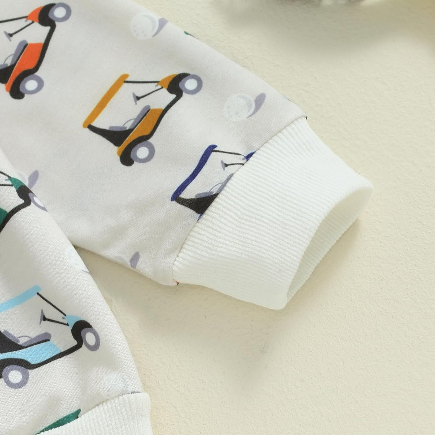 Toddler Baby Boys Golf Cart Outfit 2PCS Fall Clothes Set
