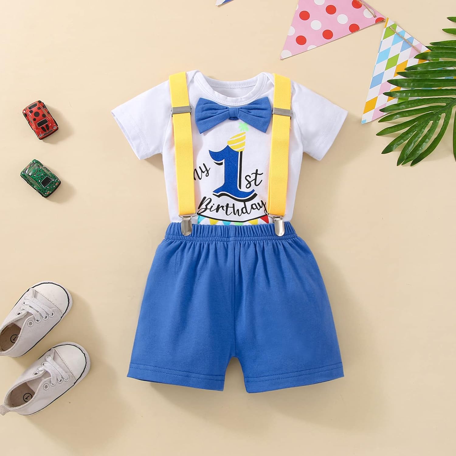 Amazing Baby Boy Dinosaur-themed First Birthday Outfit for Boys