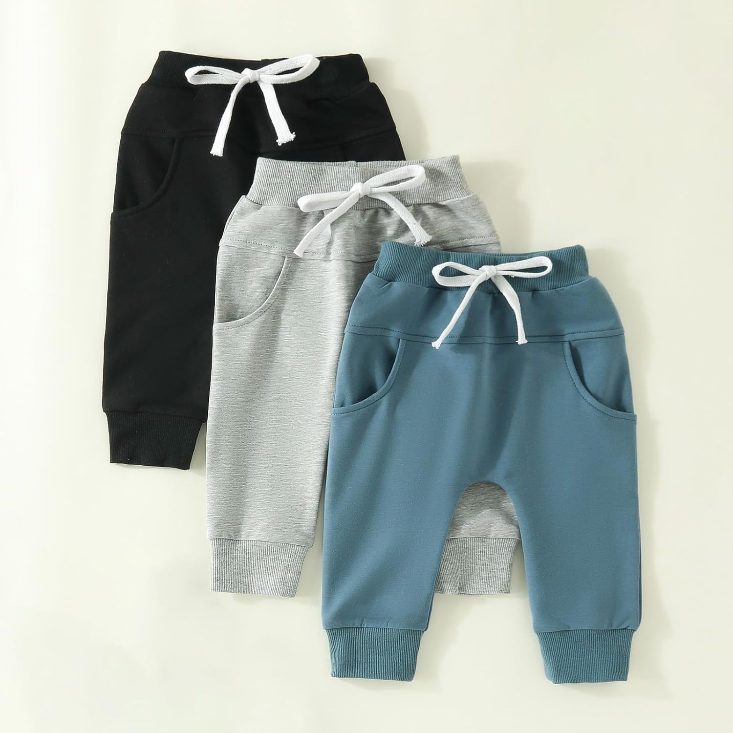 Sayoo Kids Harem Pants for Toddler Boys with Premium Cotton
