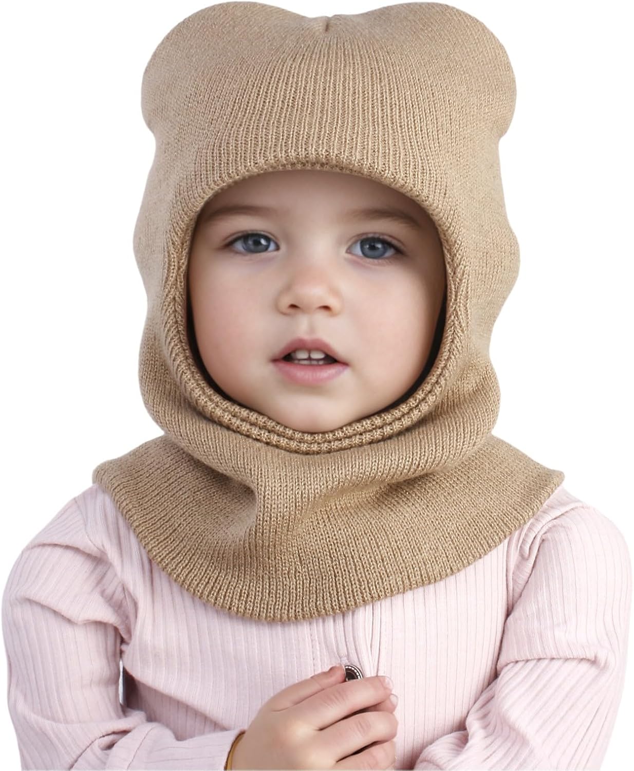 Adjustable Thermal Baby Winter Hat with Holster for Toddlers
