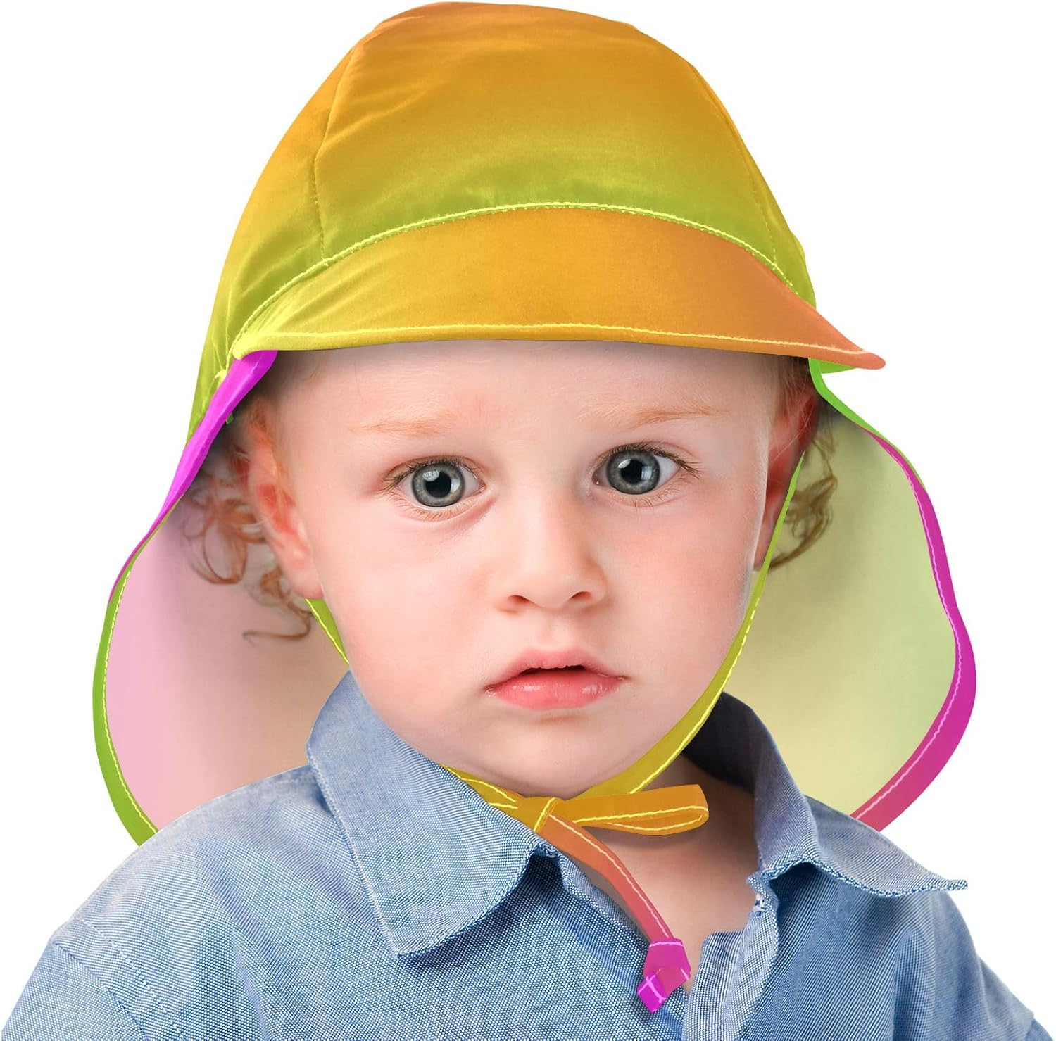 Holographic Rainbow Fishing Hat for Baby 2T-4T
