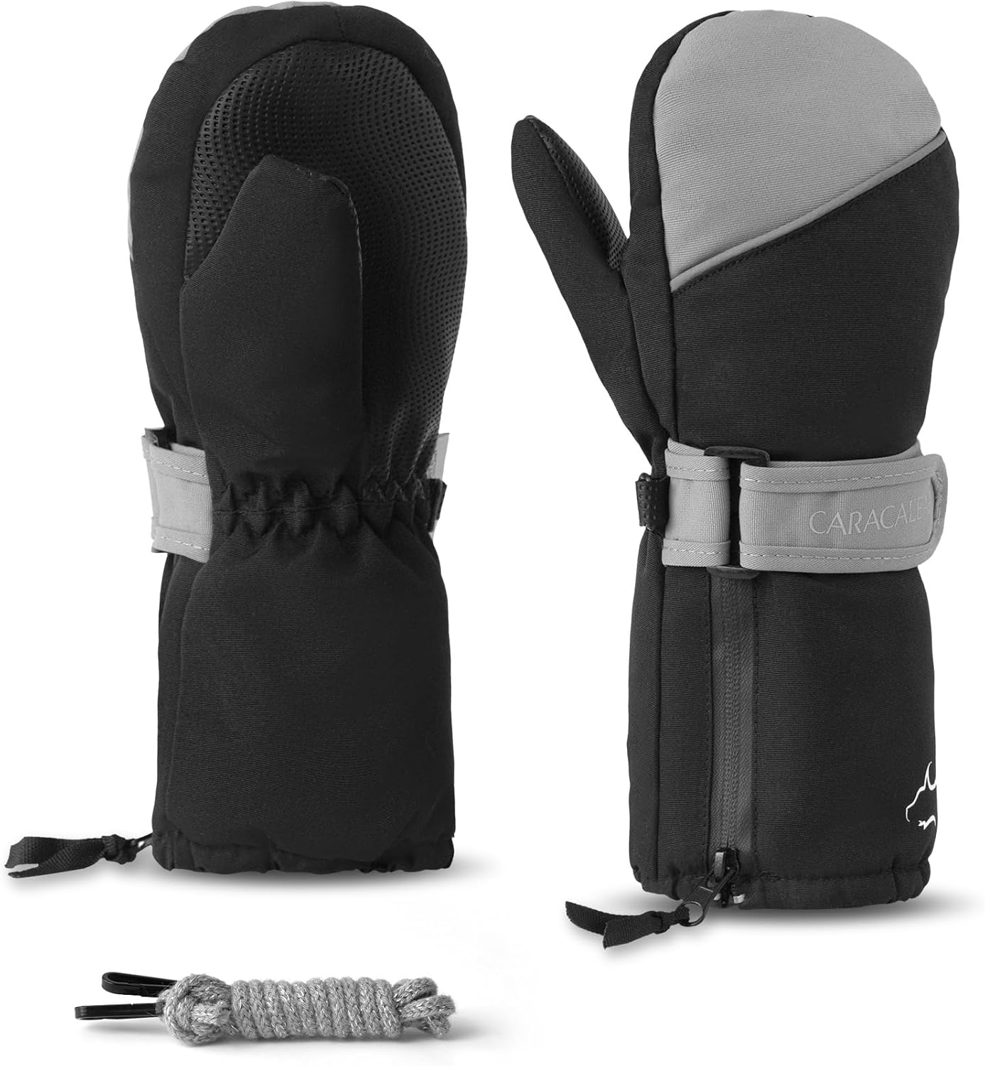 Caracaleap Toddler Kids Waterproof Snow Mittens
