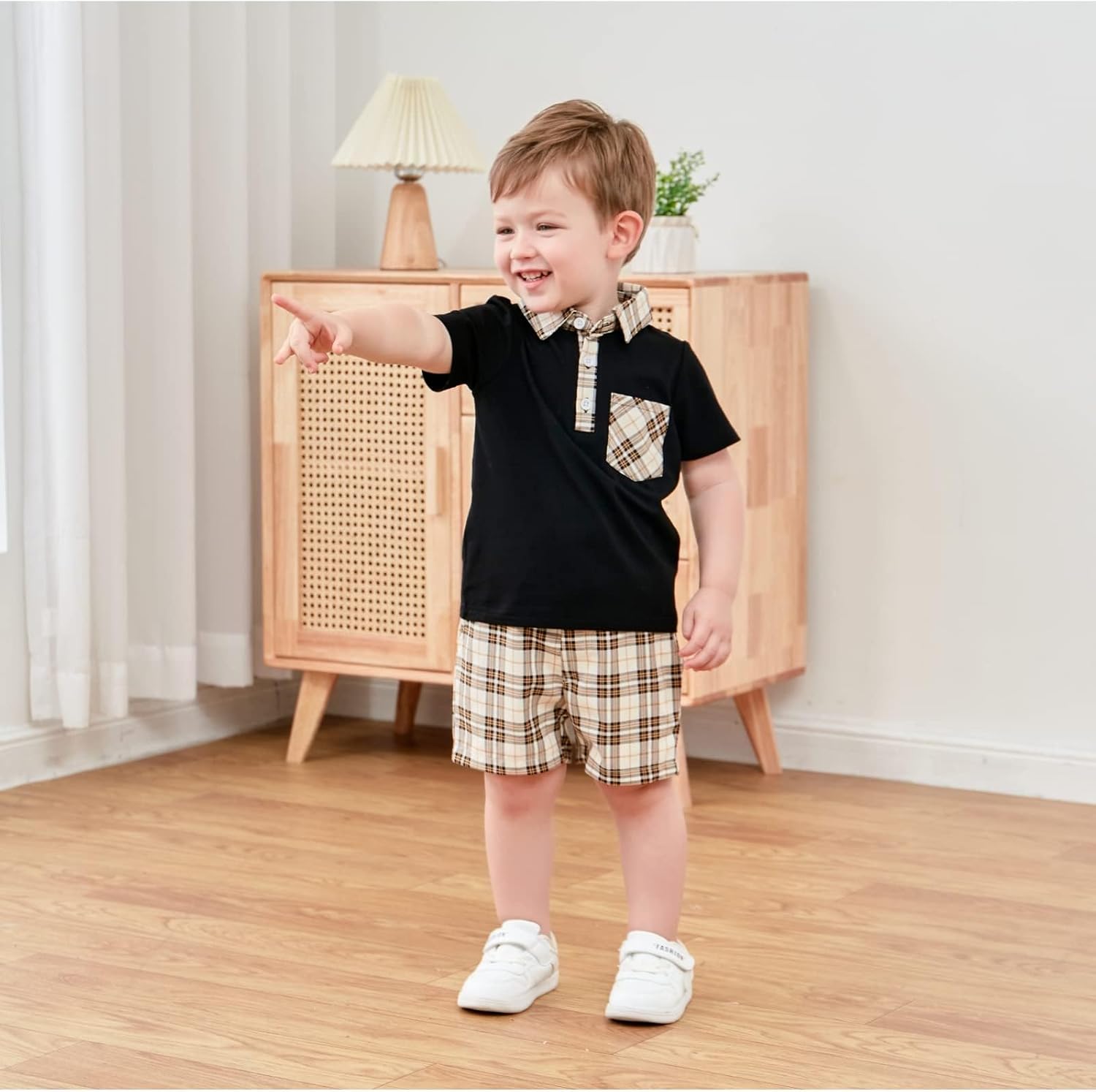 Stylish 2T-5T Baby Polo Set
