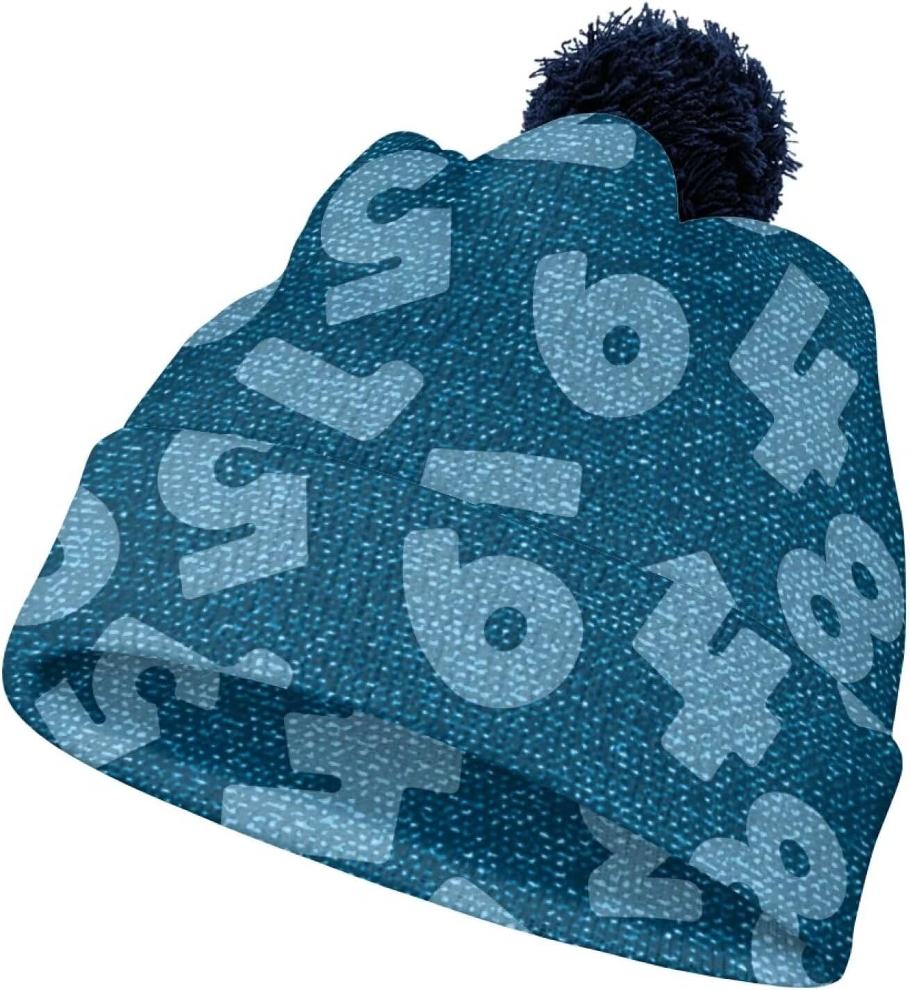 WARM Toddler Pompom Hat for Boys Girls