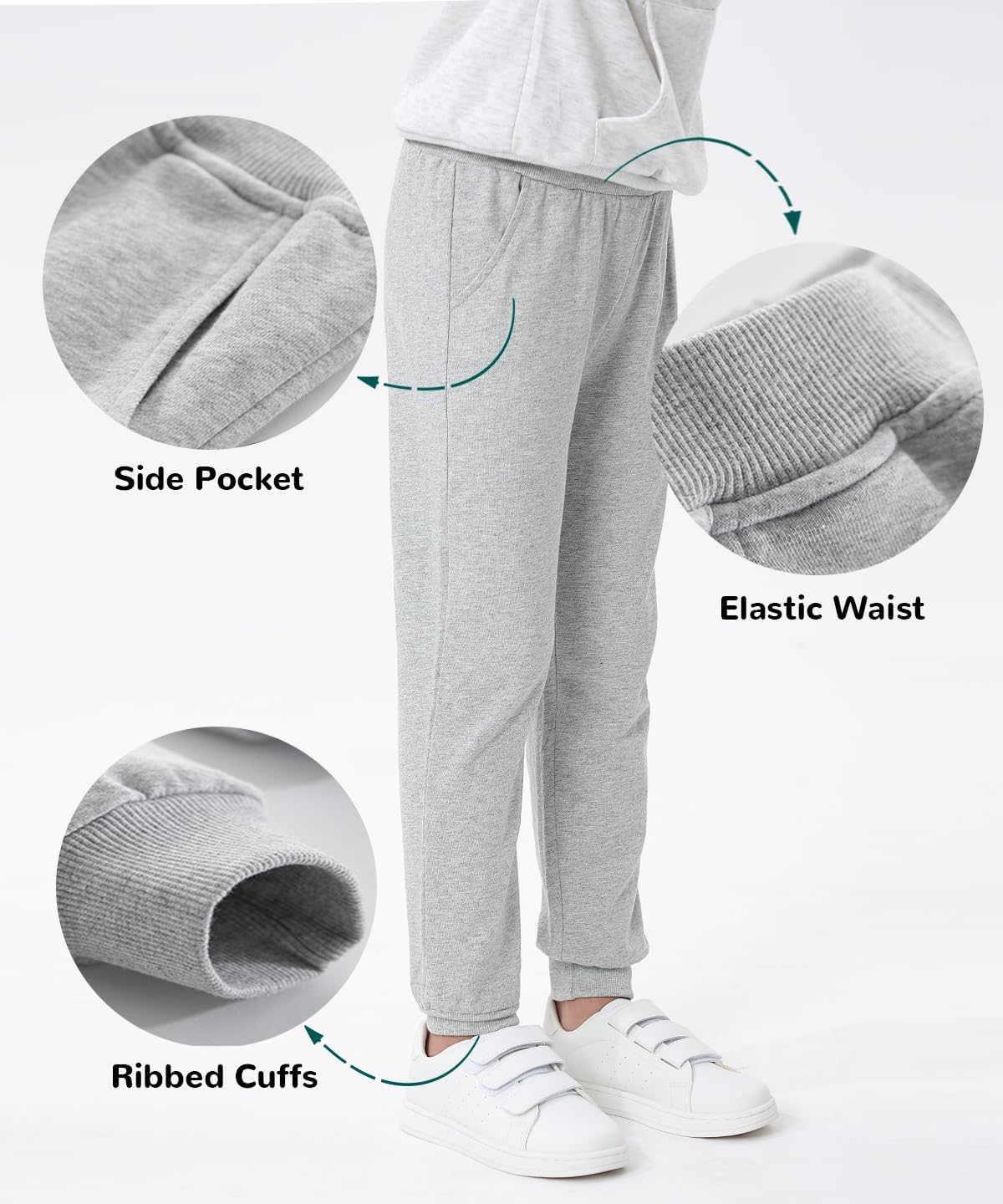 2-Pack Cotton Joggers for Toddlers