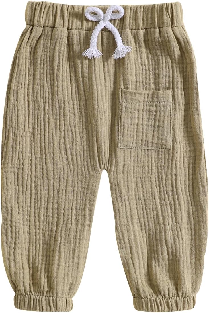 Pudcoco Toddler Cotton Pants