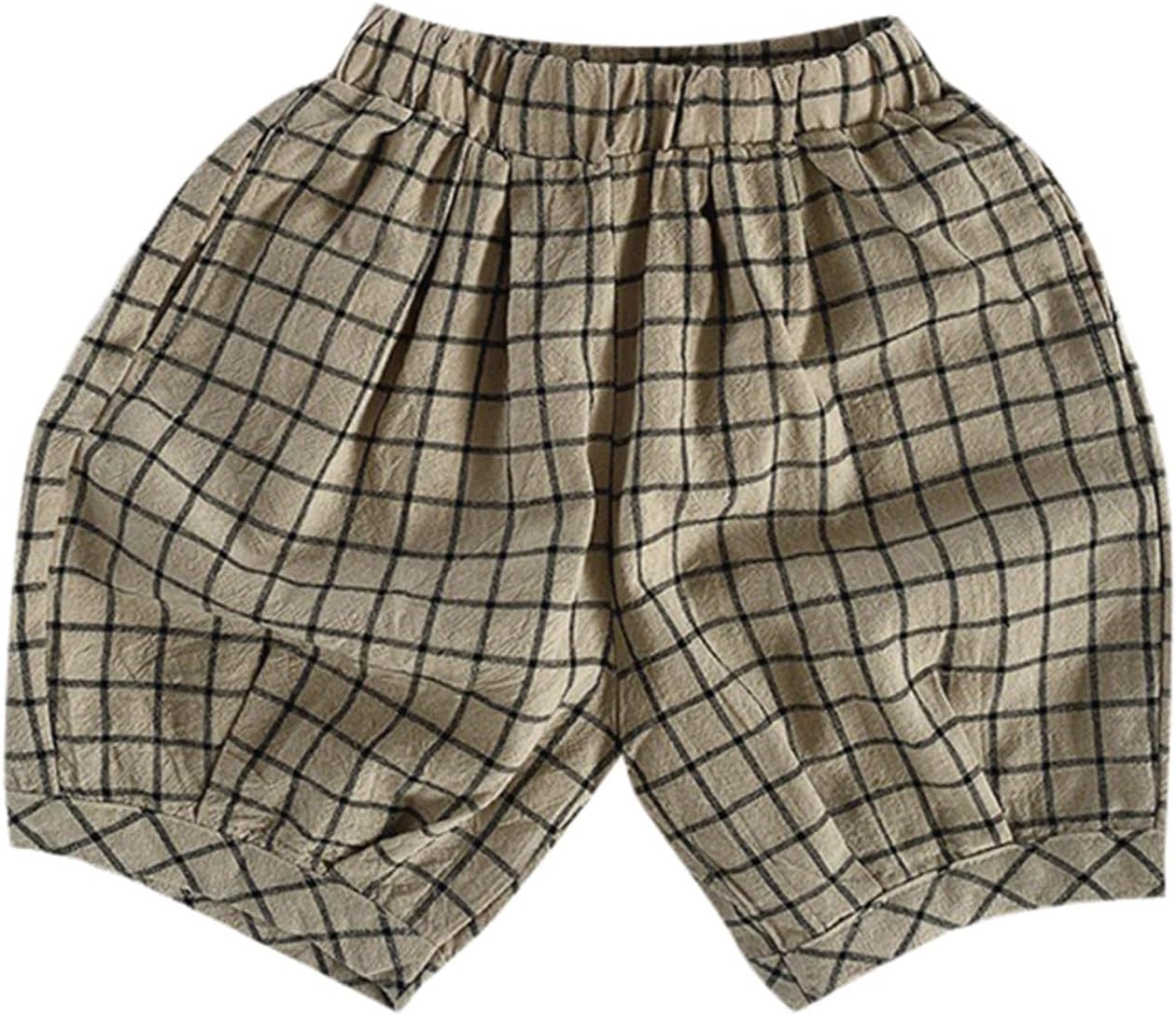 Comfortable Stripe Checkers Cotton Pants for Kids Boys Girls - AllDay Long