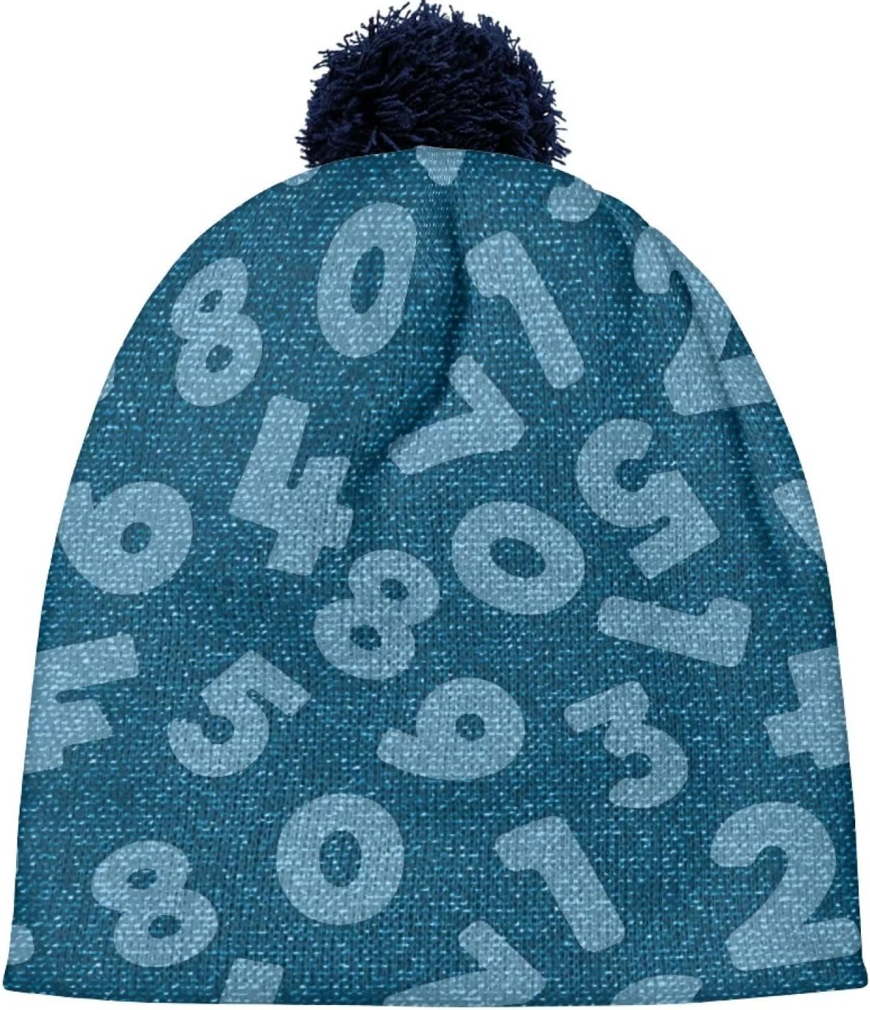WARM Toddler Pompom Hat for Boys Girls