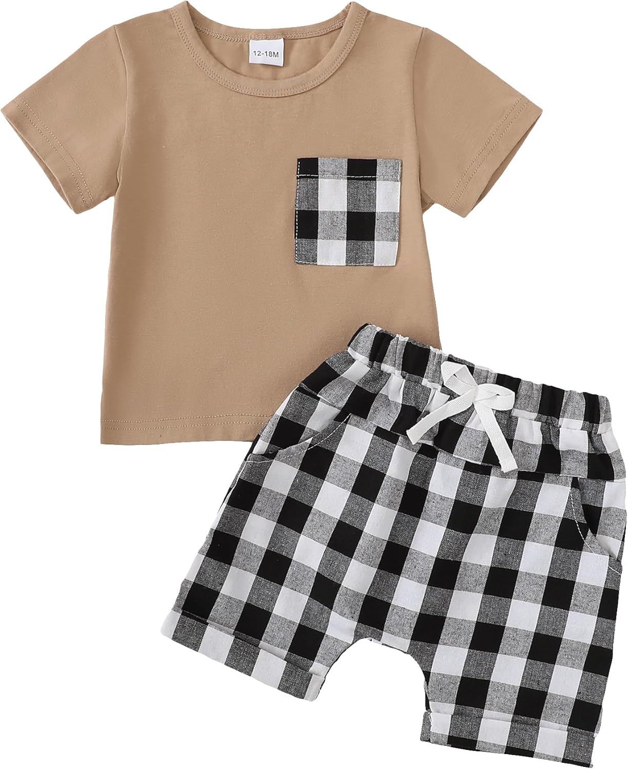 Toddler Boys Summer Short Set 2 Piece Casual Outfit