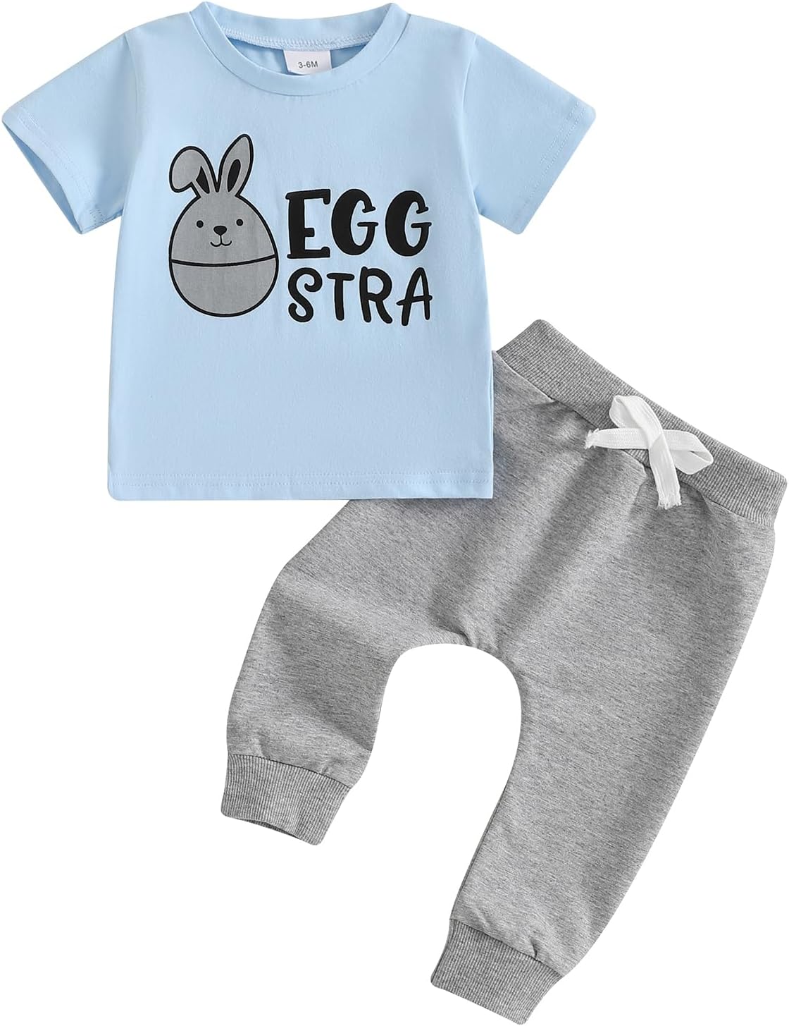 Gform Easter Egg Print Toddler T-Shirt Joggers Set