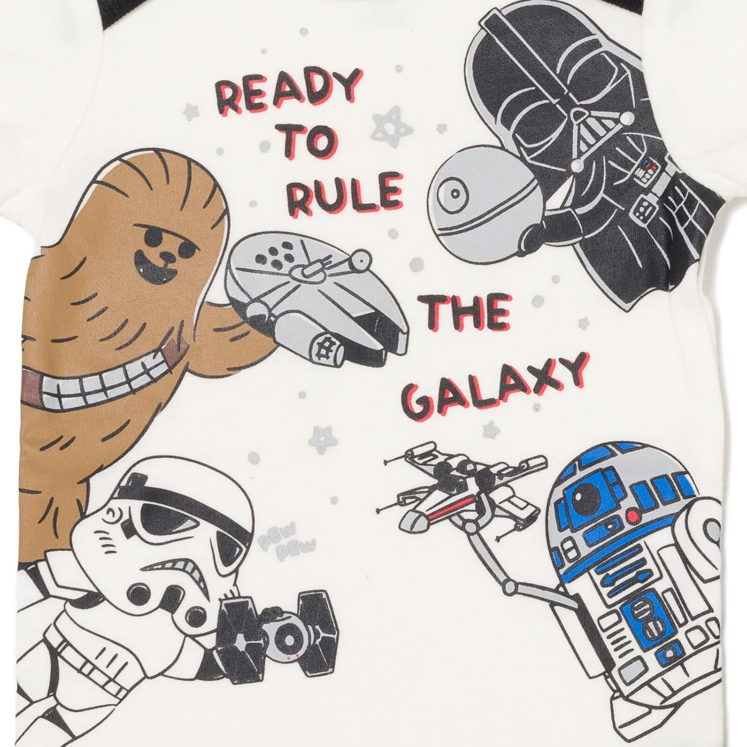 Star Wars Star Wars PatternMillennium Falcon Chewbacca Darth Vader Outfit Set