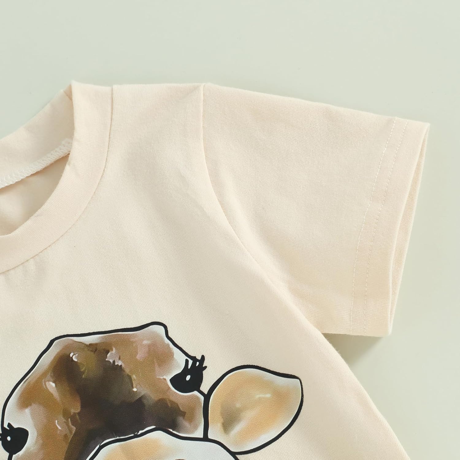 Country Farm Animal Outfit Infant Toddler Boys 2-Piece Set