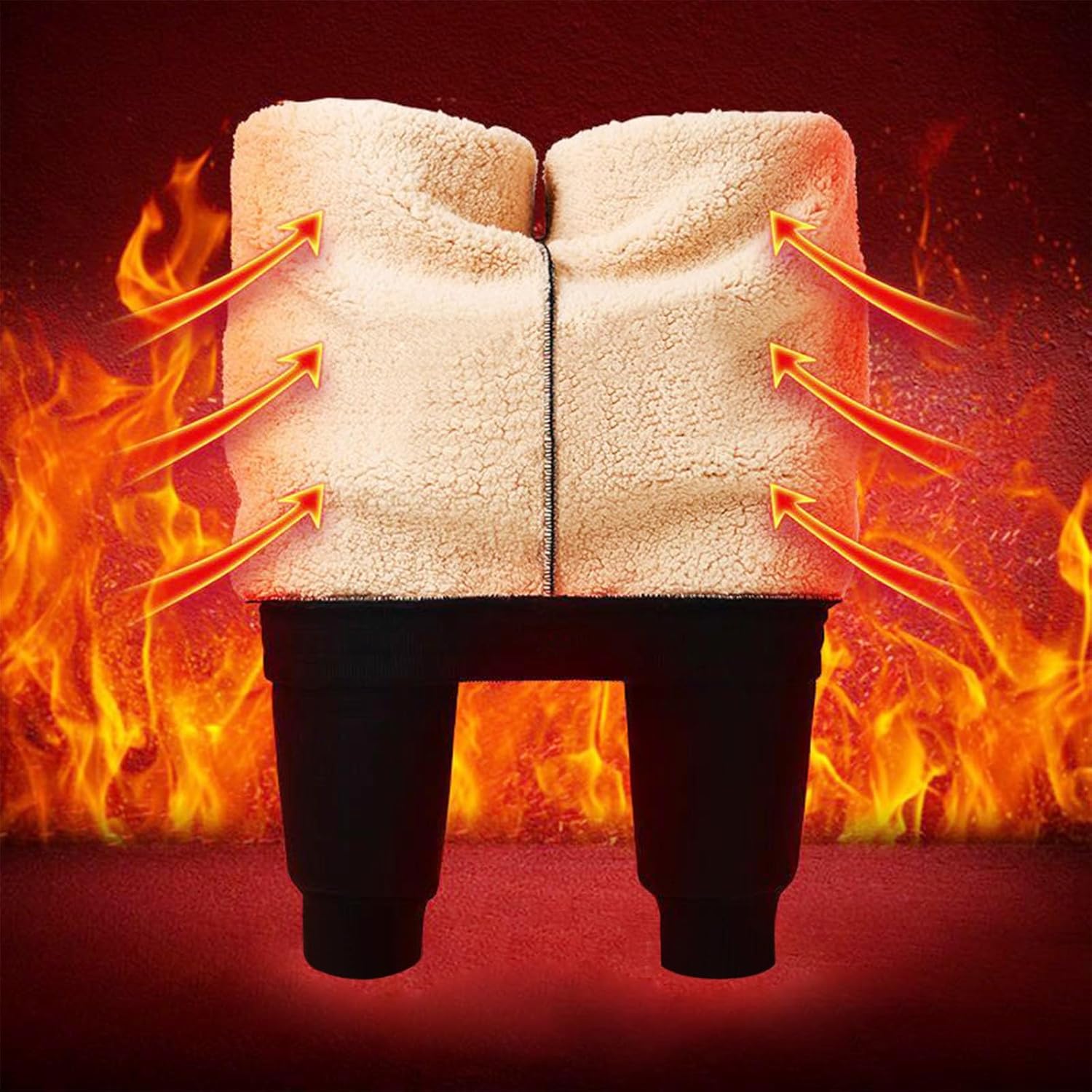 Thick Thermal Fleece Sweatpants for Kids Babies 1-3Y
