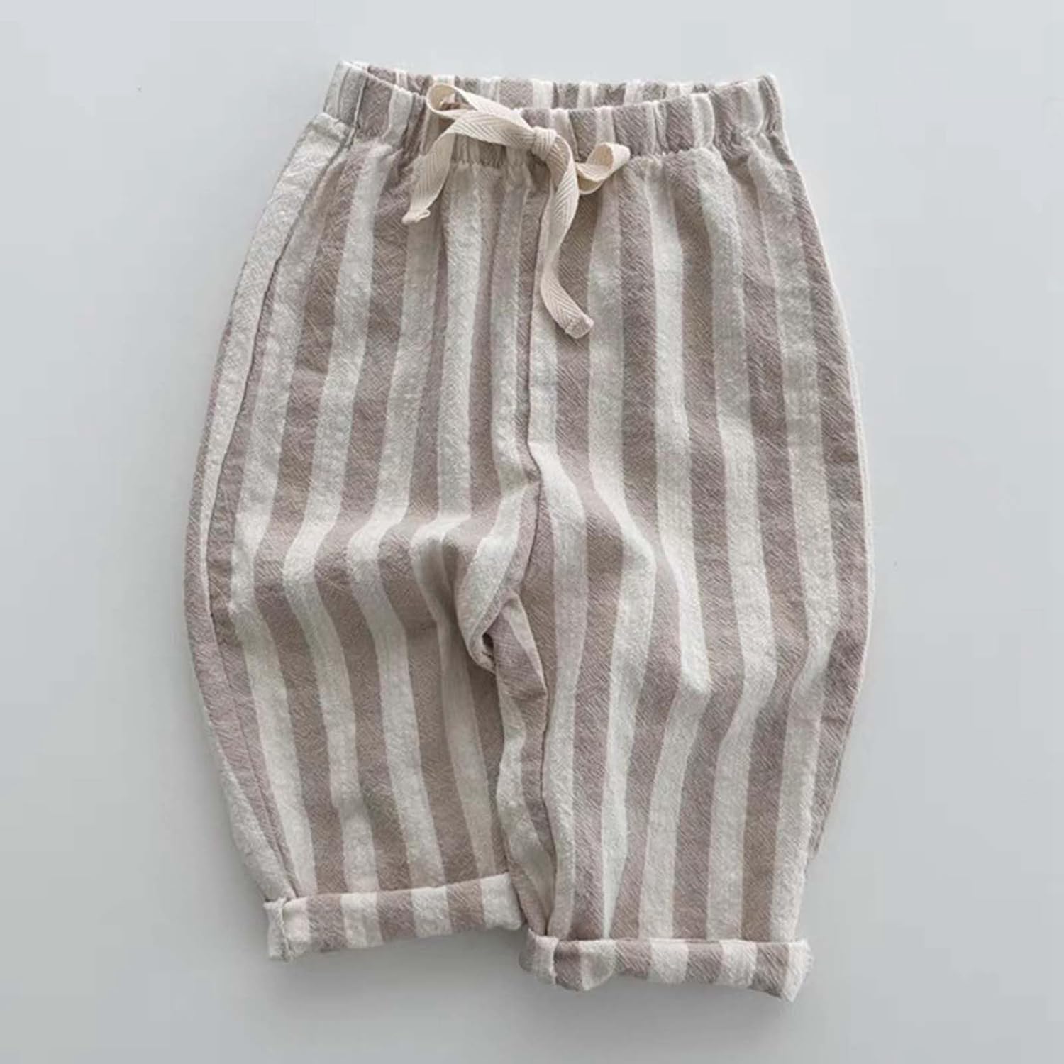 Elastic waist gauze ppants for kids lightweight style comfort