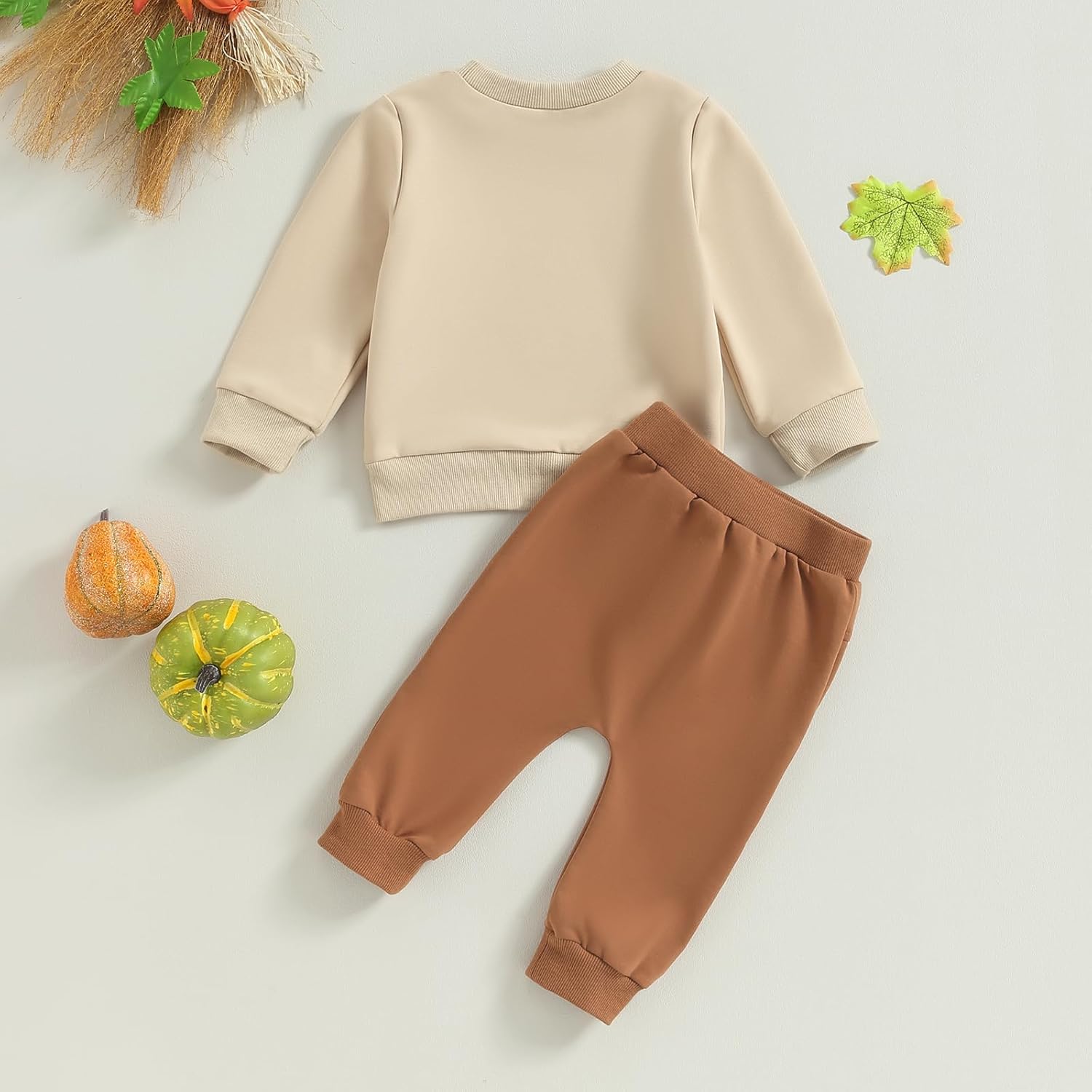 Kaipiclos Halloween Baby Boy Tracksuit - pumpkin prints two-piece childrens clothing
