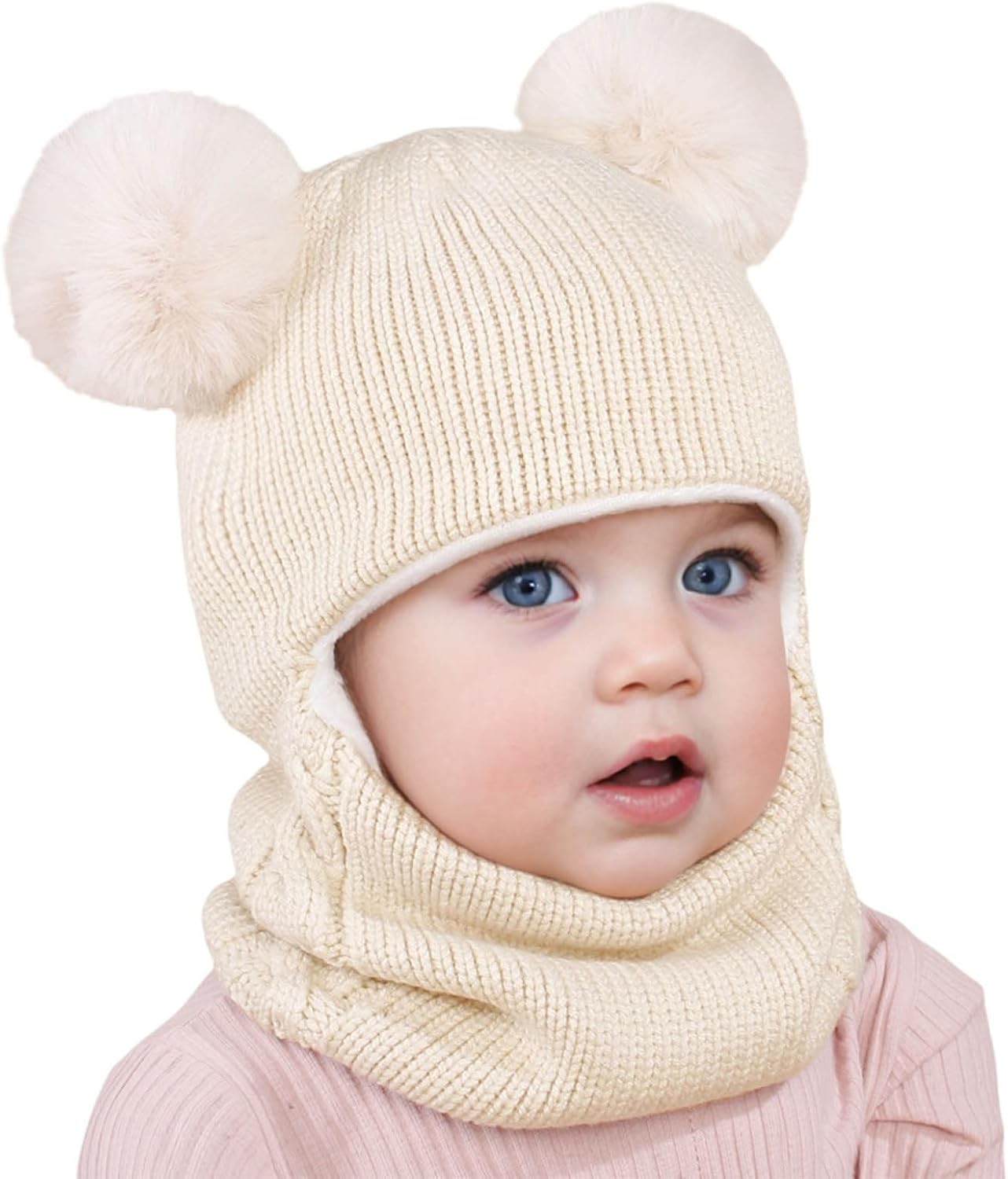 Warm Winter Hats Scarves for Kids