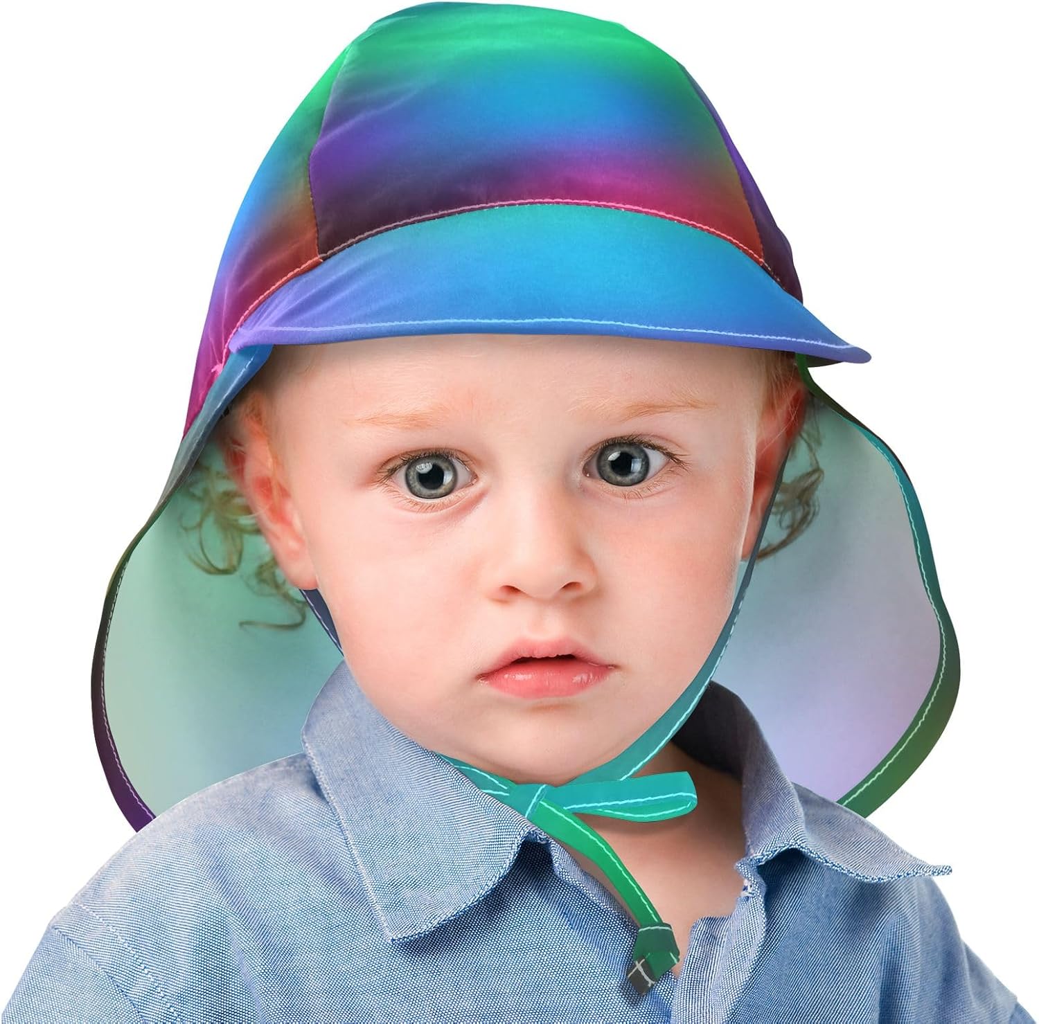 Bright Polka Dots SPF Baby Hat