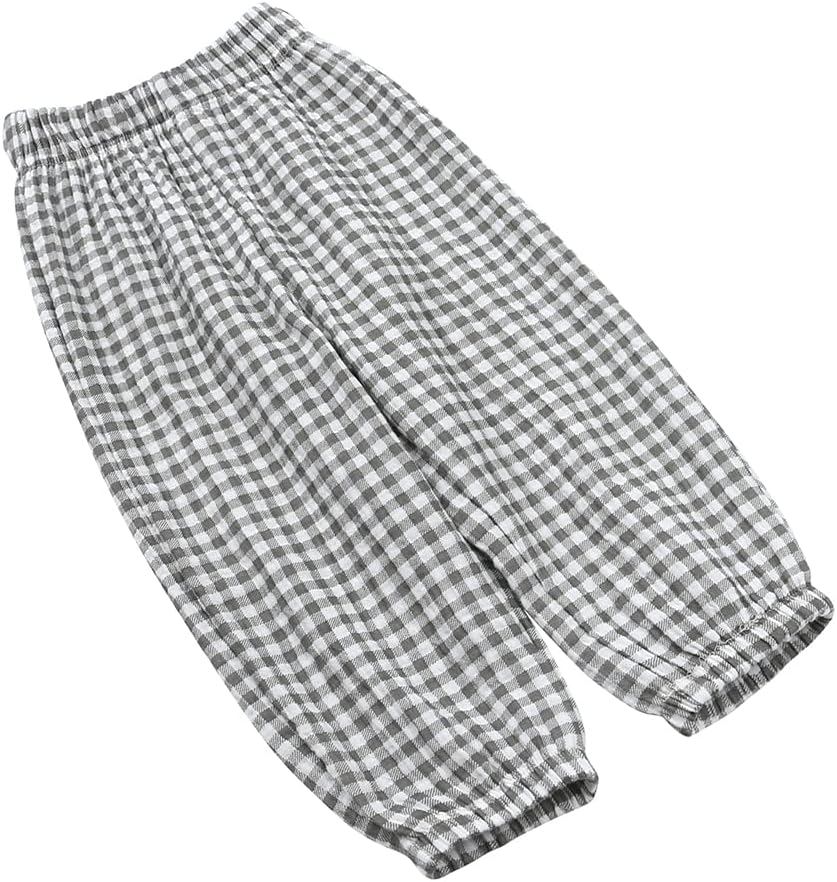 2-Piece Soft Cotton Linen Toddler Pants