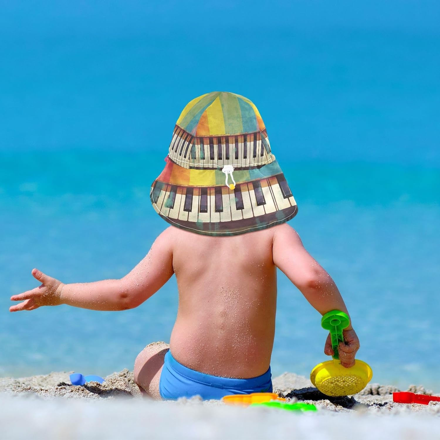 J JOYSAY UpF 50 Toddler Baby Sun Hat with Built-in Protection