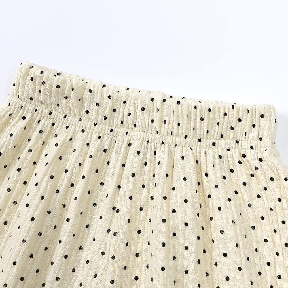 MYGBCPJS2-Piece Cute Cotton Linen Bloomers for Baby Boys and Girls