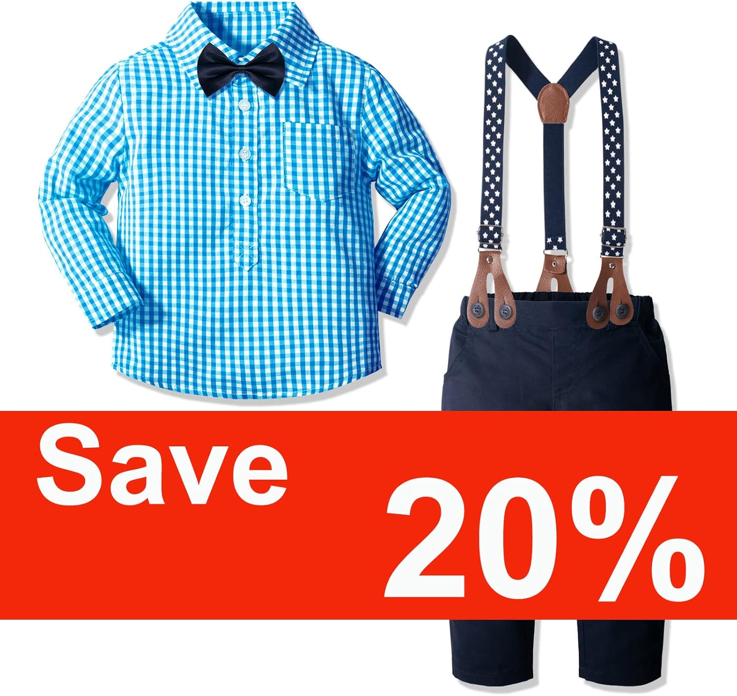 Yilaku Kids FormalSuit - Gentleman Outfit for 2-7 Years