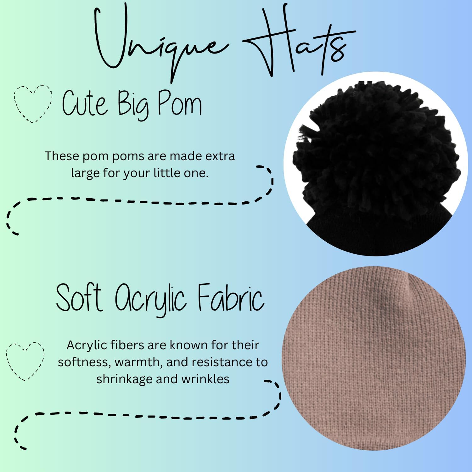 Lets Get Cozy Baby Beanie - Soft Washable for Babies