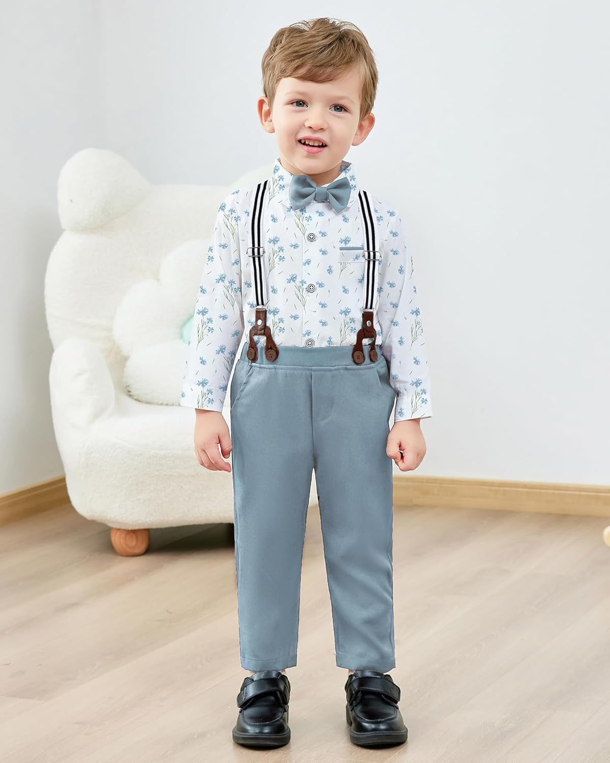 ZOEREA Toddler Boy Formal Suit Set 1-5T