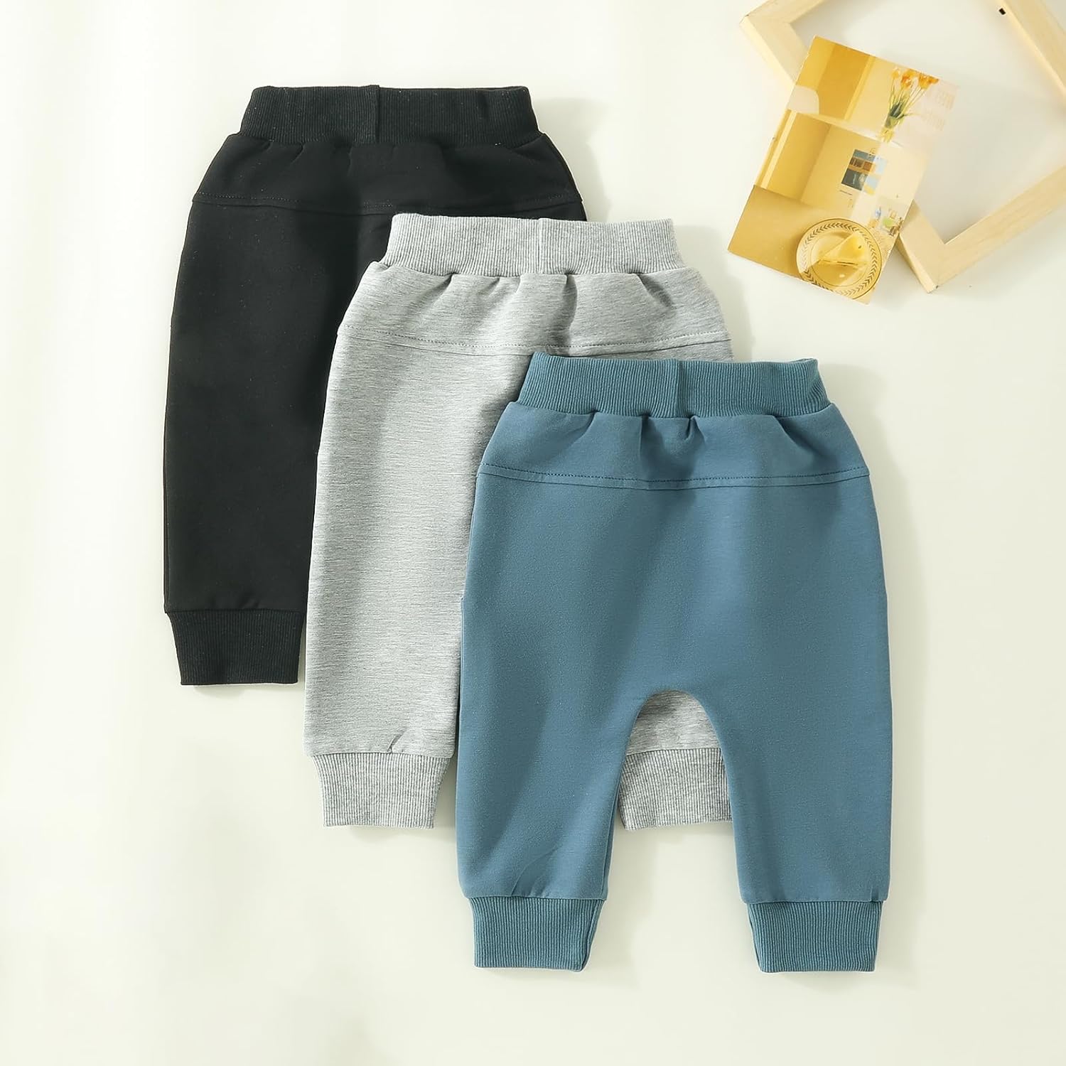 Sayoo Kids Harem Pants for Toddler Boys with Premium Cotton