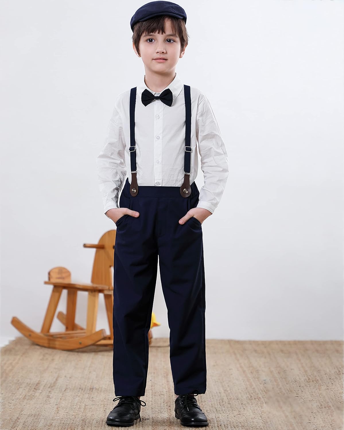 SANGTREE Boys clothing set with bow tie