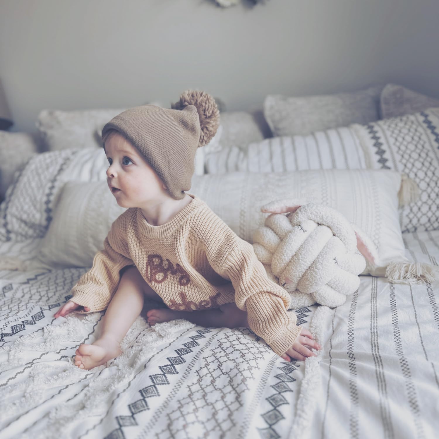 Lets Get Cozy Baby Beanie - Soft Washable for Babies