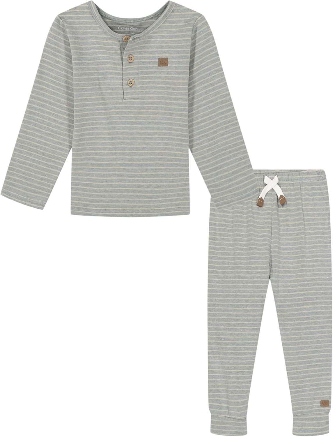 Calvin Klein Baby Boys 2pc Knit Pants Set