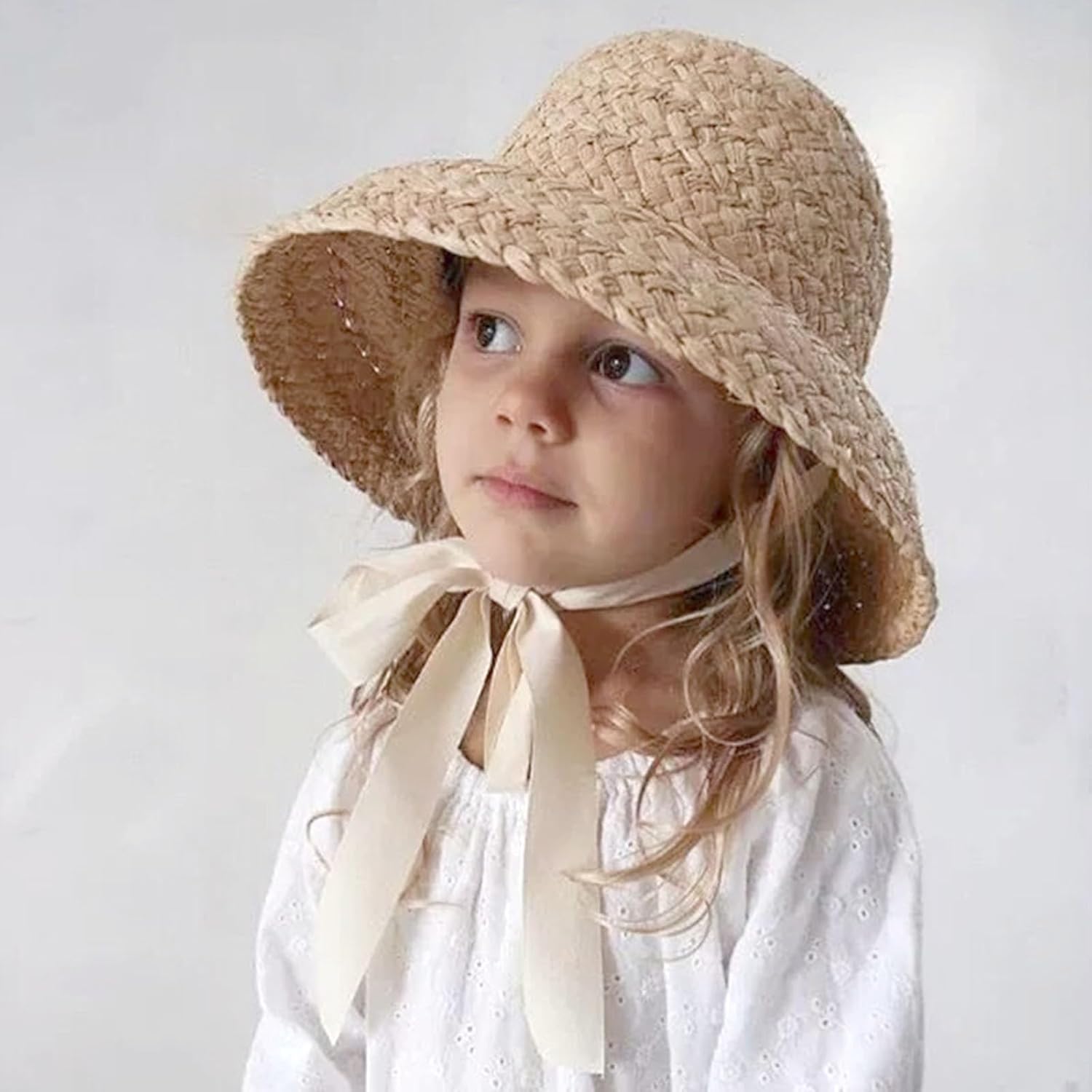 Perfect Summer Sunhat for Kids Beige Unisex