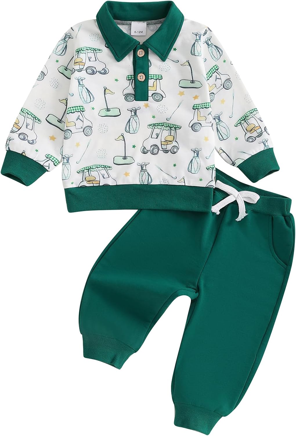 Golf Outfit Set for Boys 6M-4T