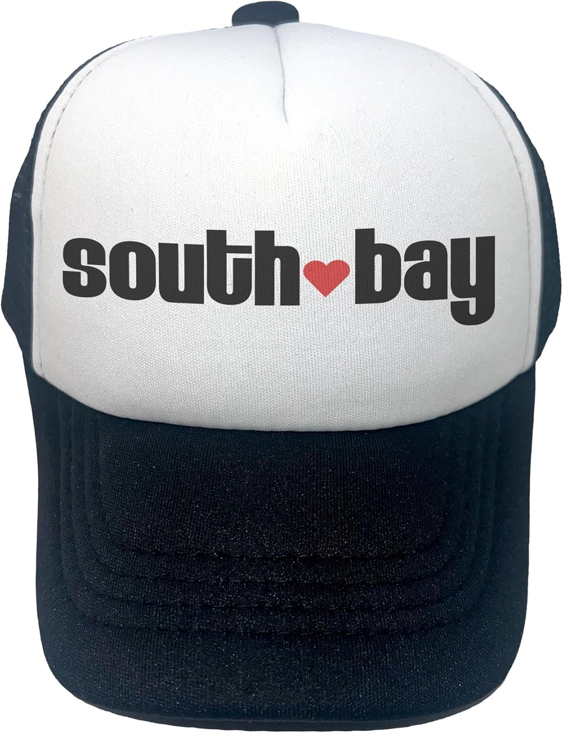 Sol Baby South Bay Love Black Adjustable Snapback Mesh Trucker Hat