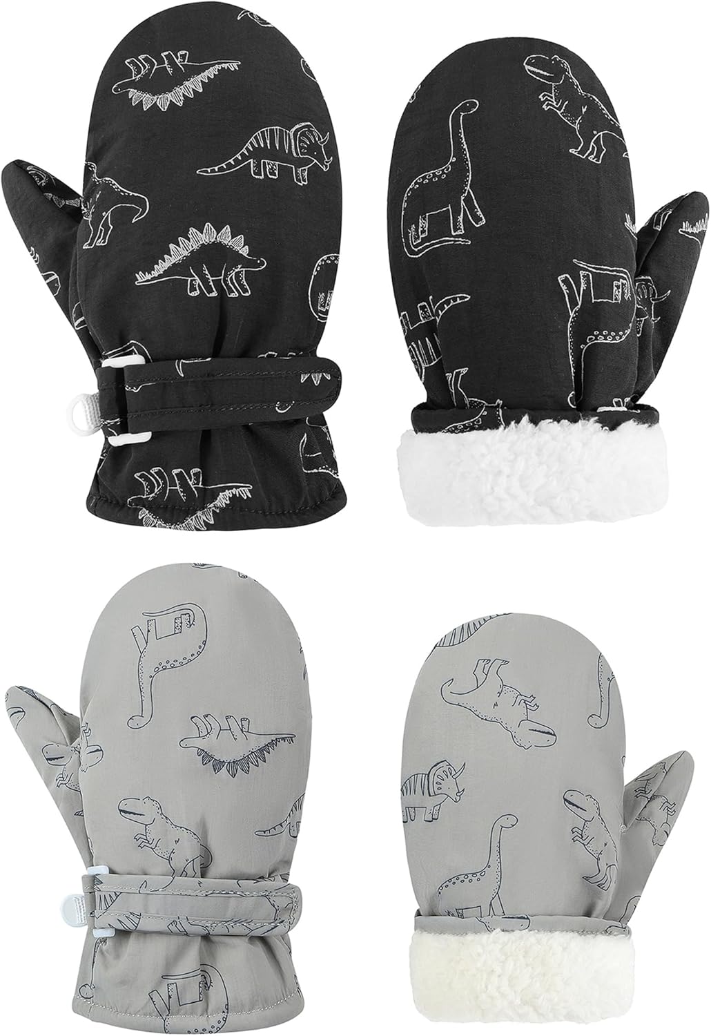 Boys Snow Paws waterproof toddler mitten furriness keeps you warm and dry