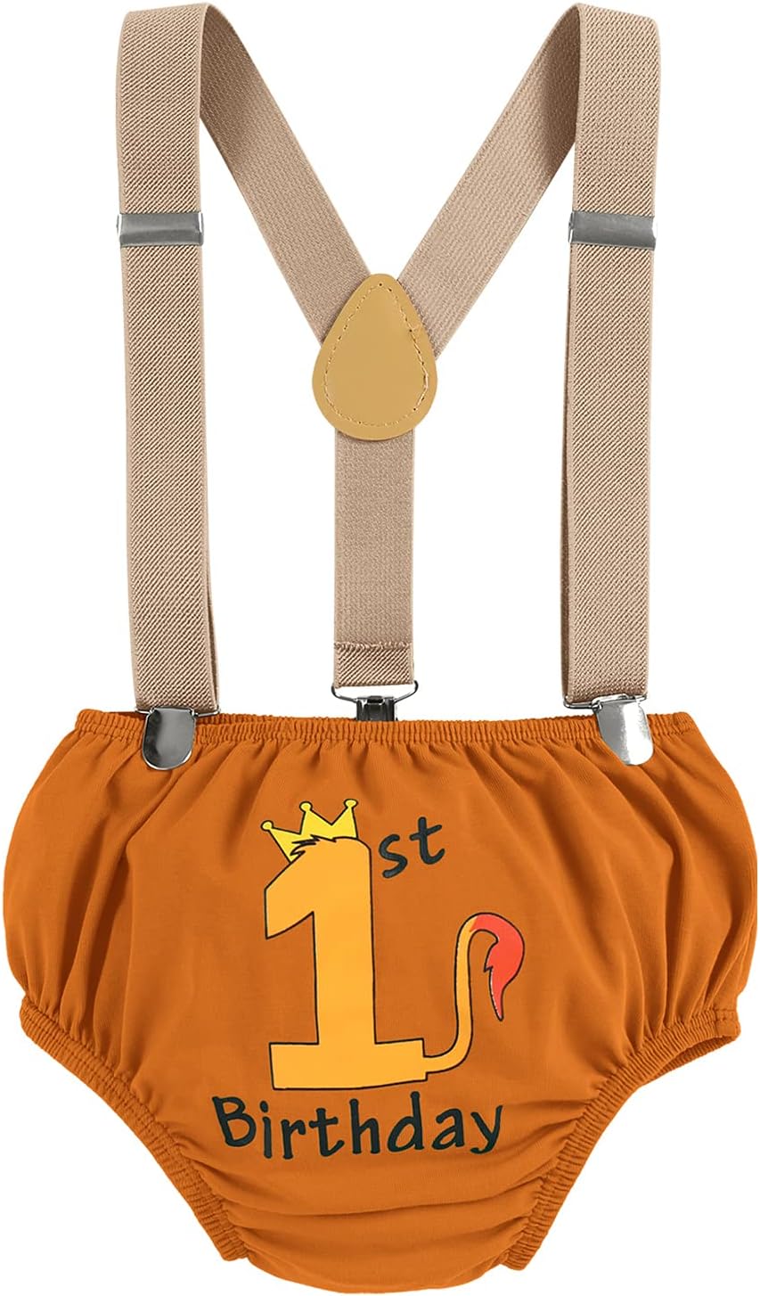 Jungle Safari Baby Boys 1st Birthday Party Set